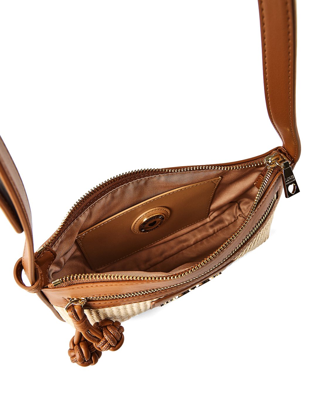 Love Moschino Straw Chic Borsa a spalla 25 cm