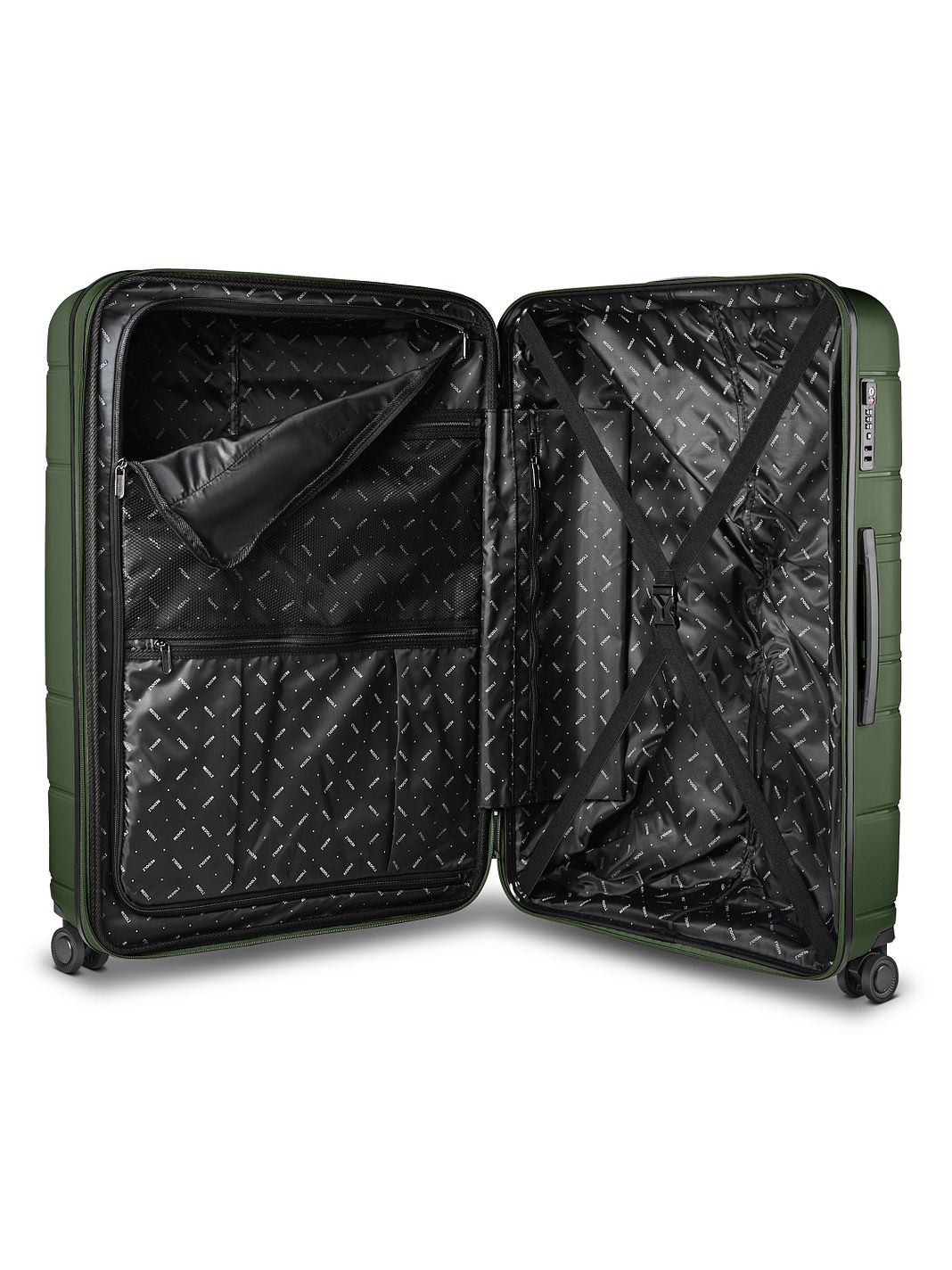 Redolz Essentials 11 4 ruote Set di valigie 3 pezzi espandibile