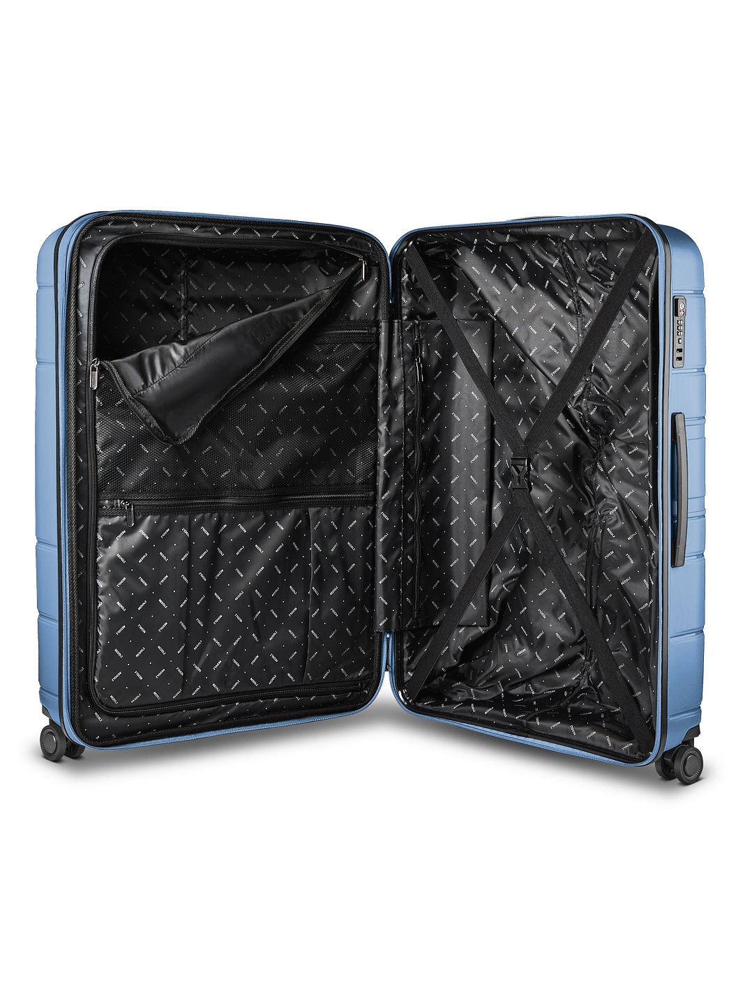 Redolz Essentials 11 4 ruote Set di valigie 3 pezzi espandibile Redolz Essentials 11 4 ruote Set di valigie 3 pezzi espandibile