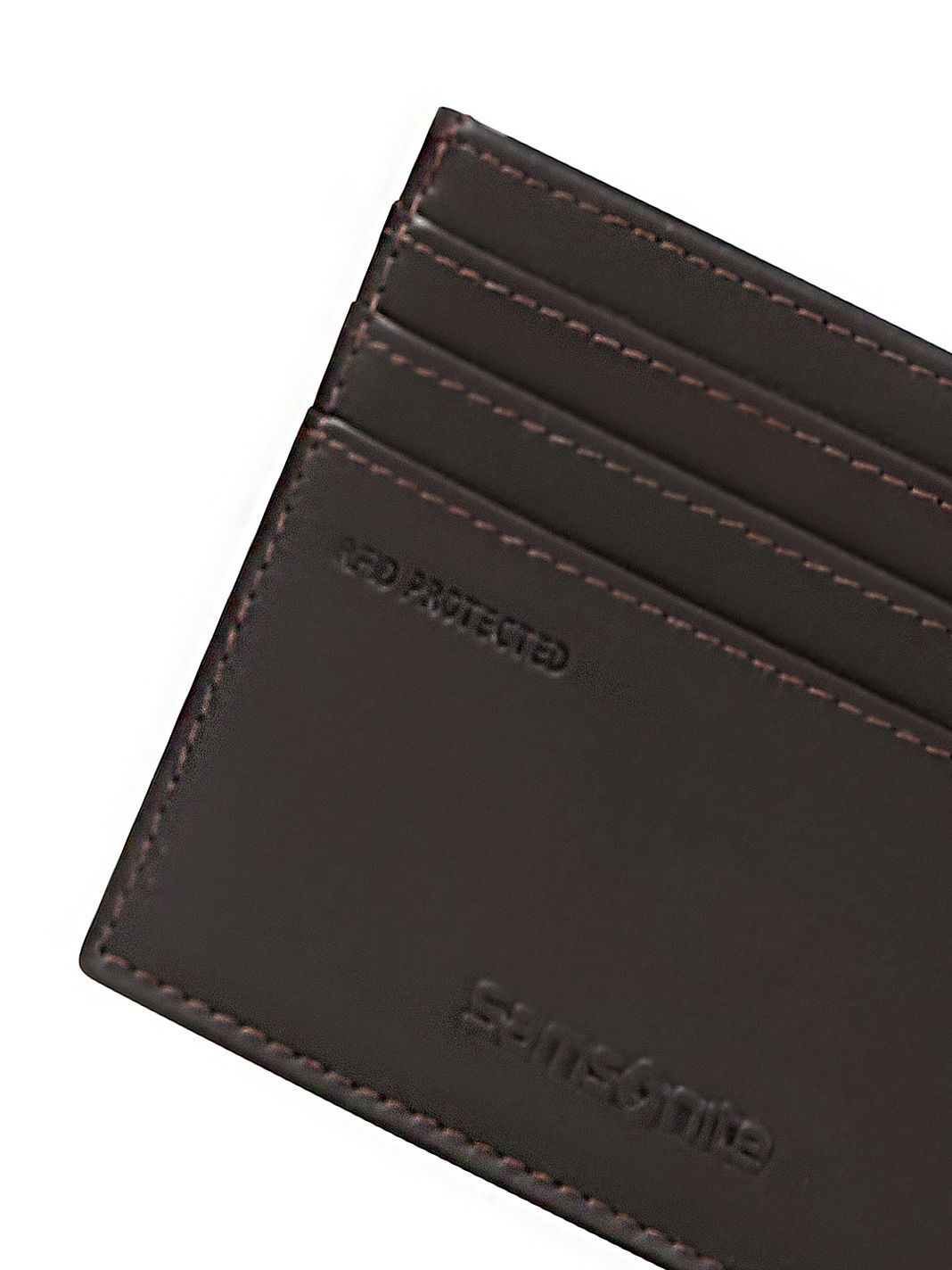 Samsonite Attack 3.0 Custodia per carta di credito Protezione RFID Vera Pelle 10 cm