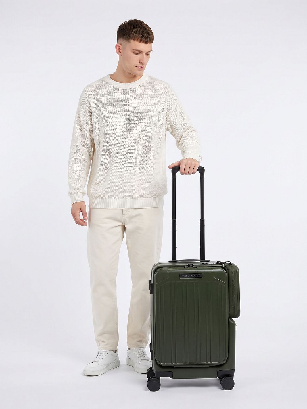 Piquadro PQ-Light 4 ruote Trolley cabina 55 cm Vano porta PC Piquadro PQ-Light 4 ruote Trolley cabina 55 cm Vano porta PC