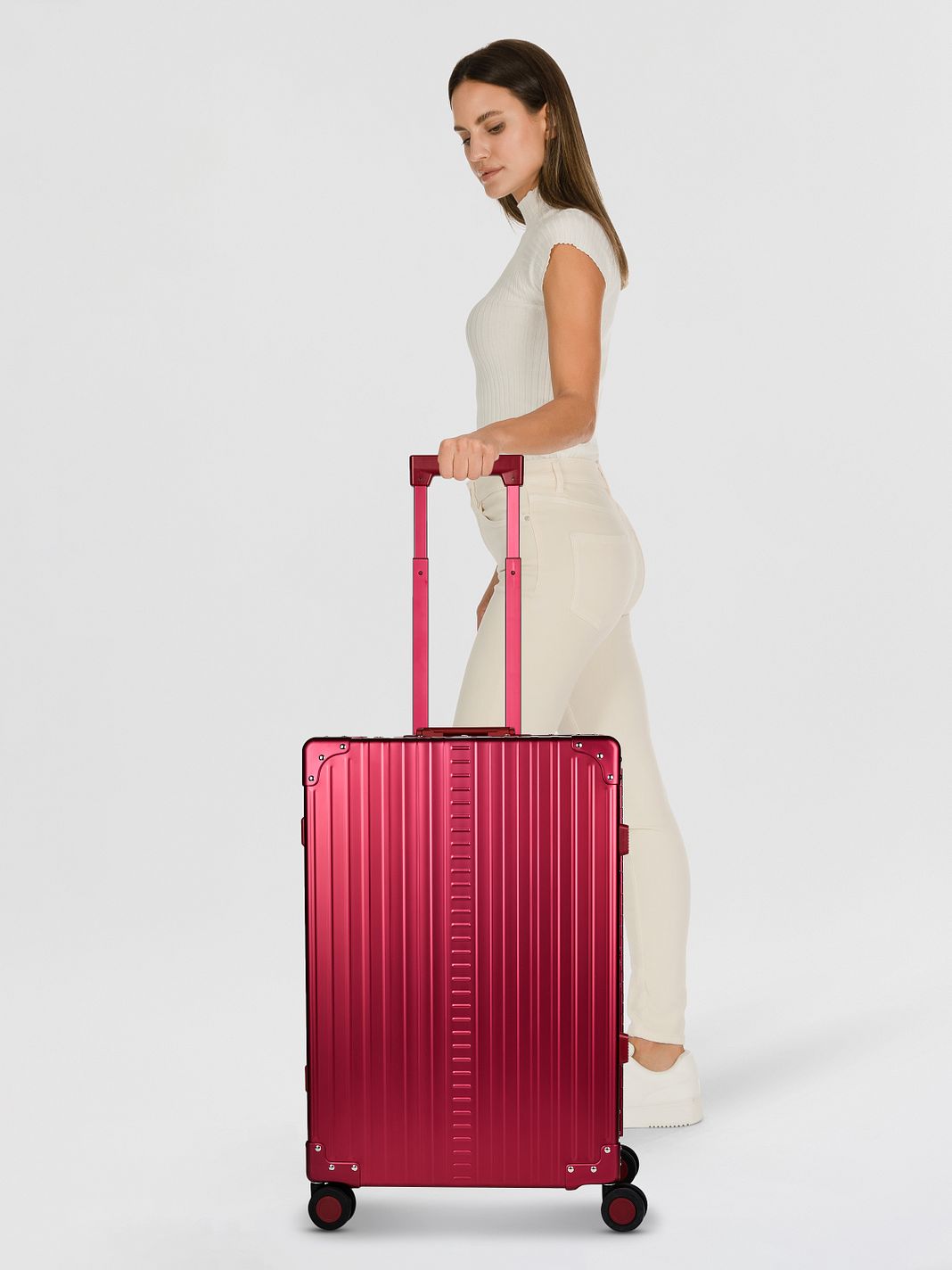 Aleon Carrello Traveler a 4 ruote in alluminio, 67 cm Aleon Carrello Traveler a 4 ruote in alluminio, 67 cm