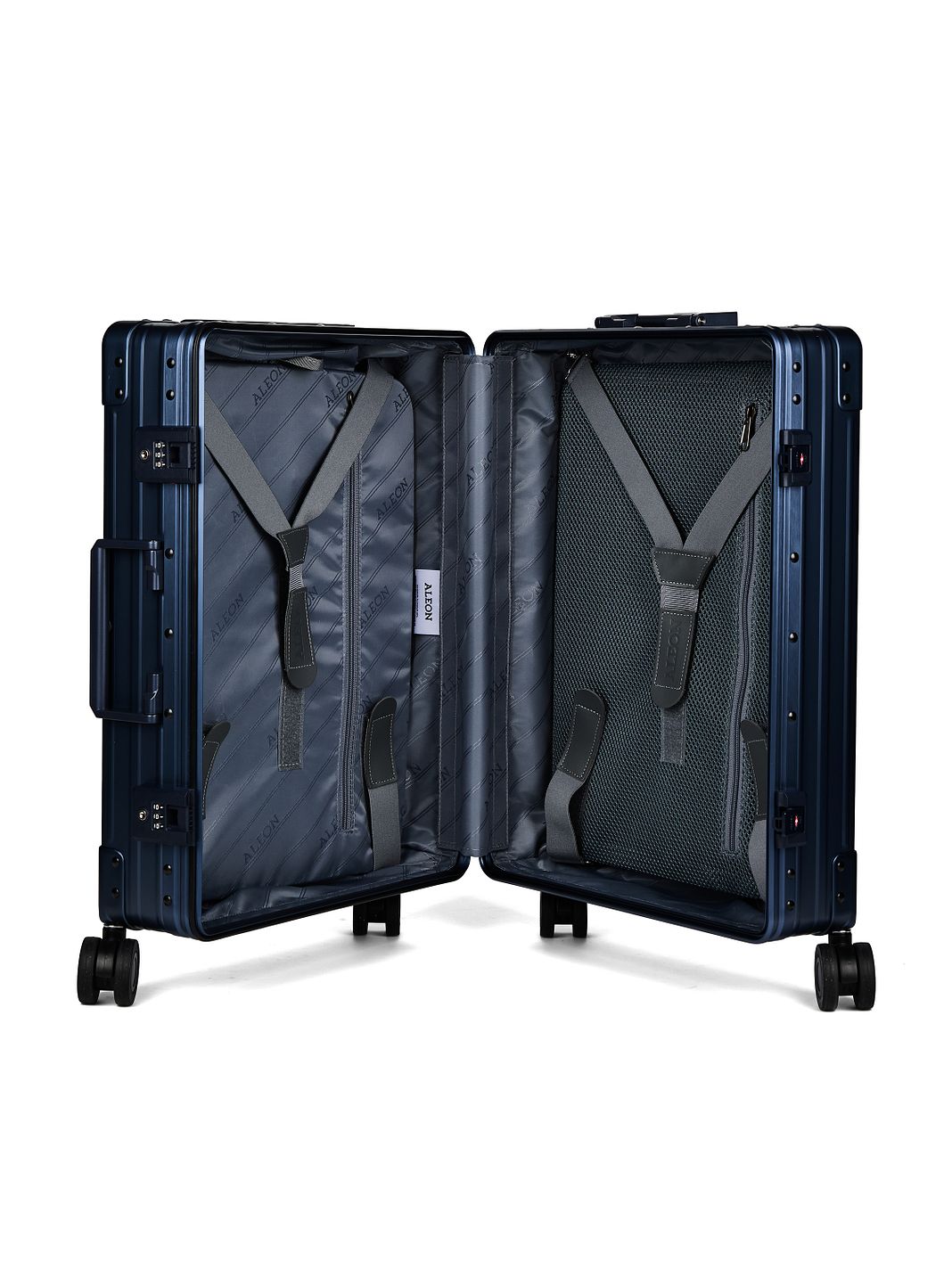 Aleon Traveler International Trolley cabina a 4 ruote in Alluminio, 55 cm Aleon Traveler International Trolley cabina a 4 ruote in Alluminio, 55 cm