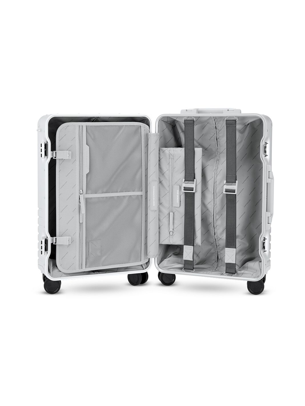 Kapten & Son Heathrow Aluminium Cabin – Trolley cabina in alluminio a 4 ruote, 55 cm