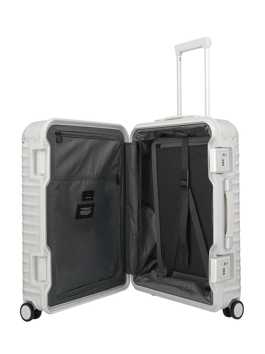 Titan Carrello Eternity a 4 ruote in Alluminio, 69 cm