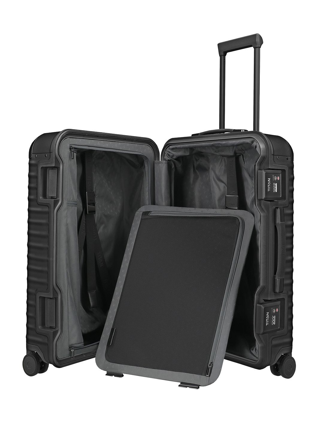 Titan Carrello Eternity a 4 ruote in Alluminio, 69 cm Titan Carrello Eternity a 4 ruote in Alluminio, 69 cm