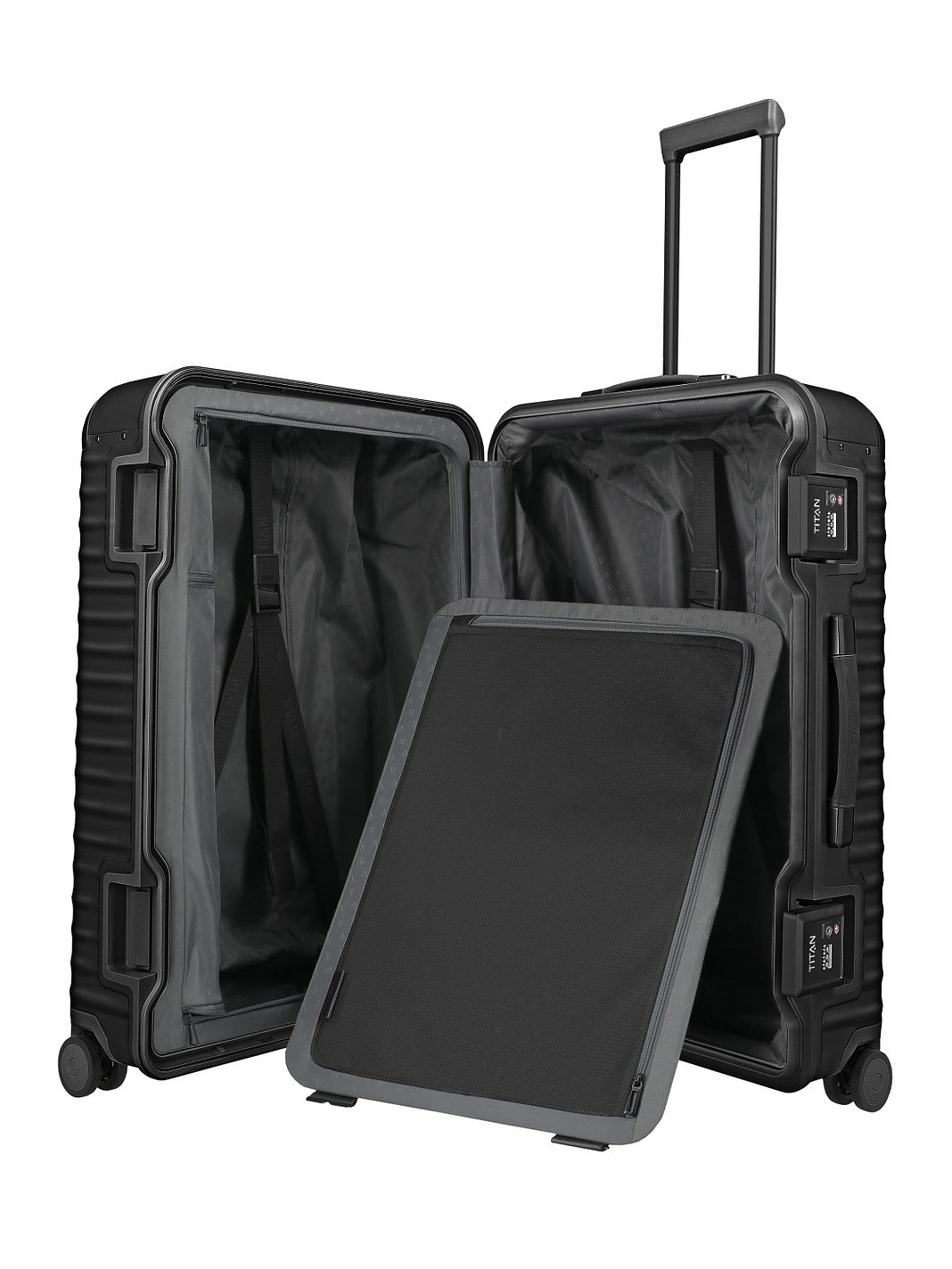 Titan Carrello Eternity a 4 ruote in Alluminio, 75 cm Titan Carrello Eternity a 4 ruote in Alluminio, 75 cm