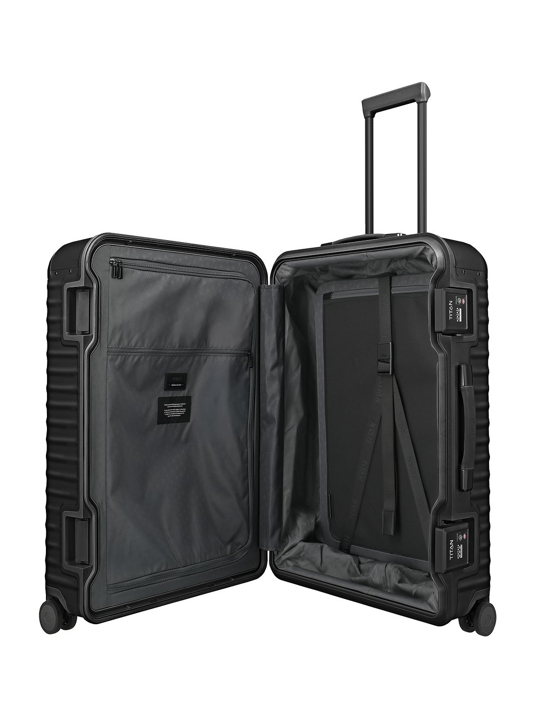 Titan Carrello Eternity a 4 ruote in Alluminio, 75 cm Titan Carrello Eternity a 4 ruote in Alluminio, 75 cm