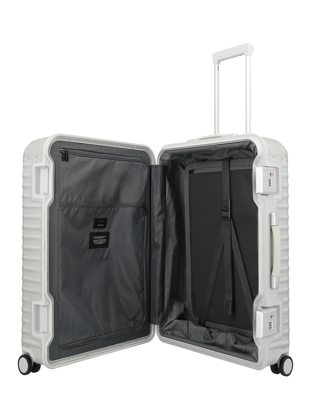Titan Carrello Eternity a 4 ruote in Alluminio, 75 cm