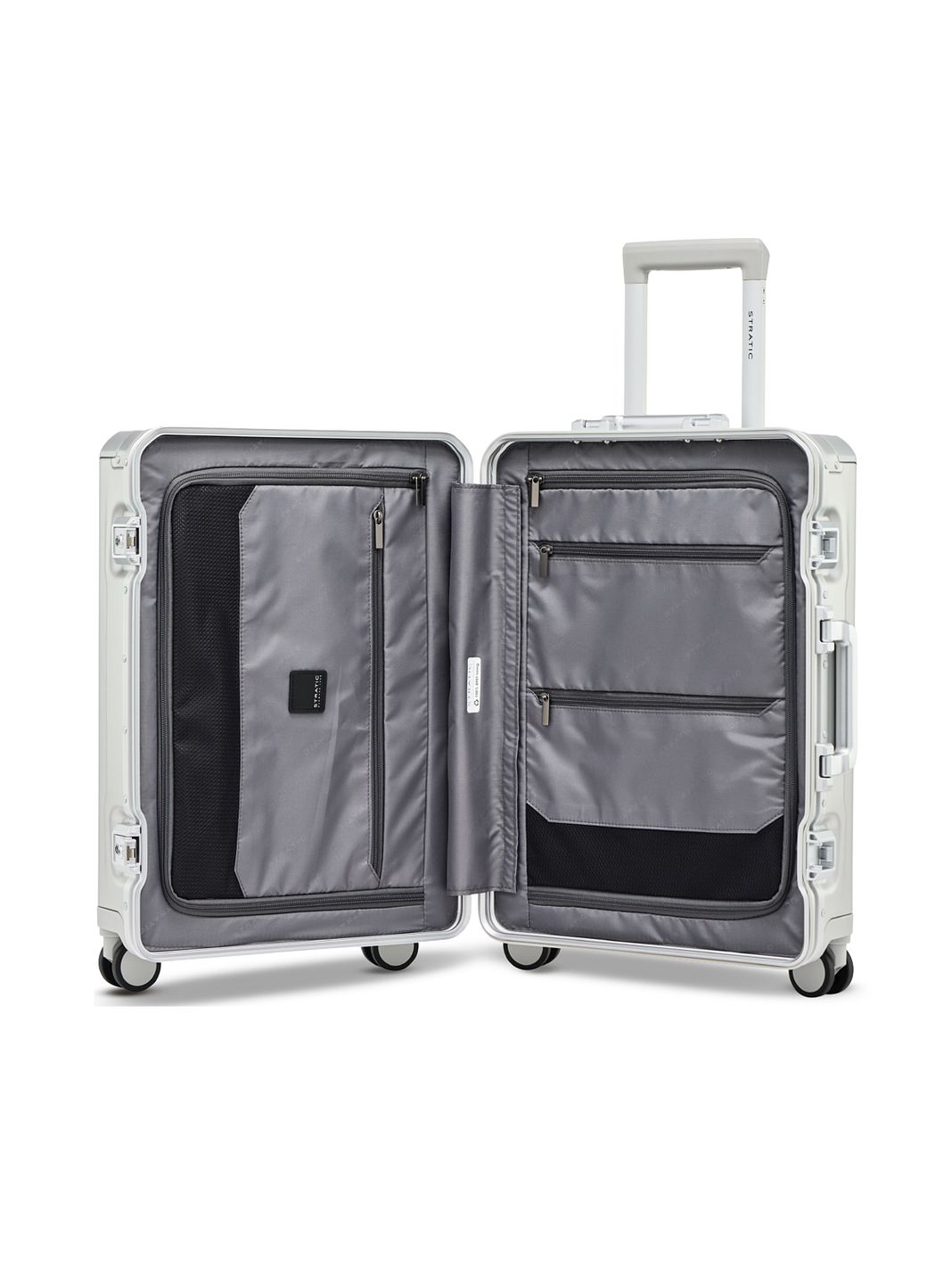 Stratic Trolley cabina Phoenix a 4 ruote in Alluminio, 55 cm Stratic Trolley cabina Phoenix a 4 ruote in Alluminio, 55 cm