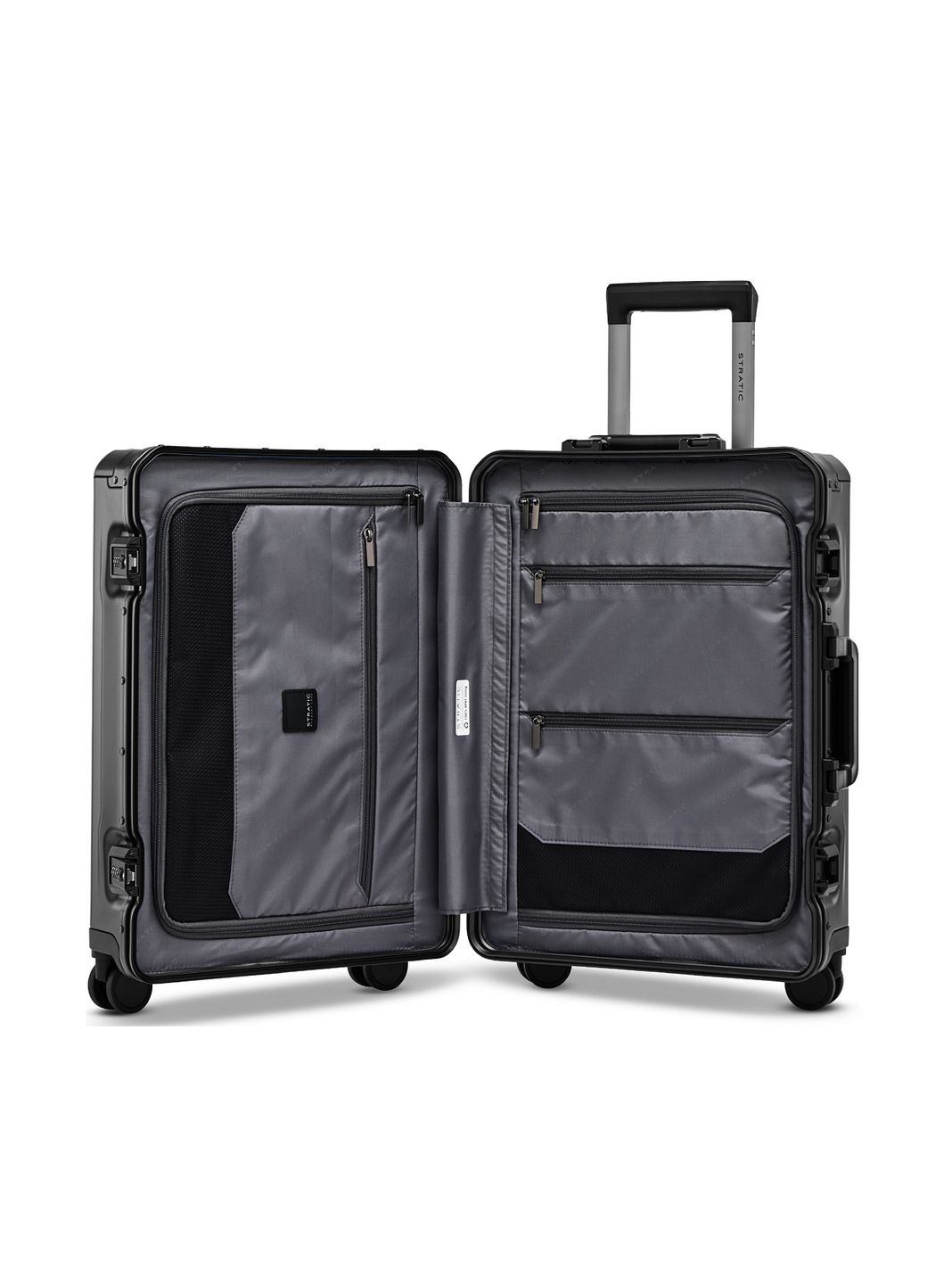 Stratic Trolley cabina Phoenix a 4 ruote in Alluminio, 55 cm Stratic Trolley cabina Phoenix a 4 ruote in Alluminio, 55 cm