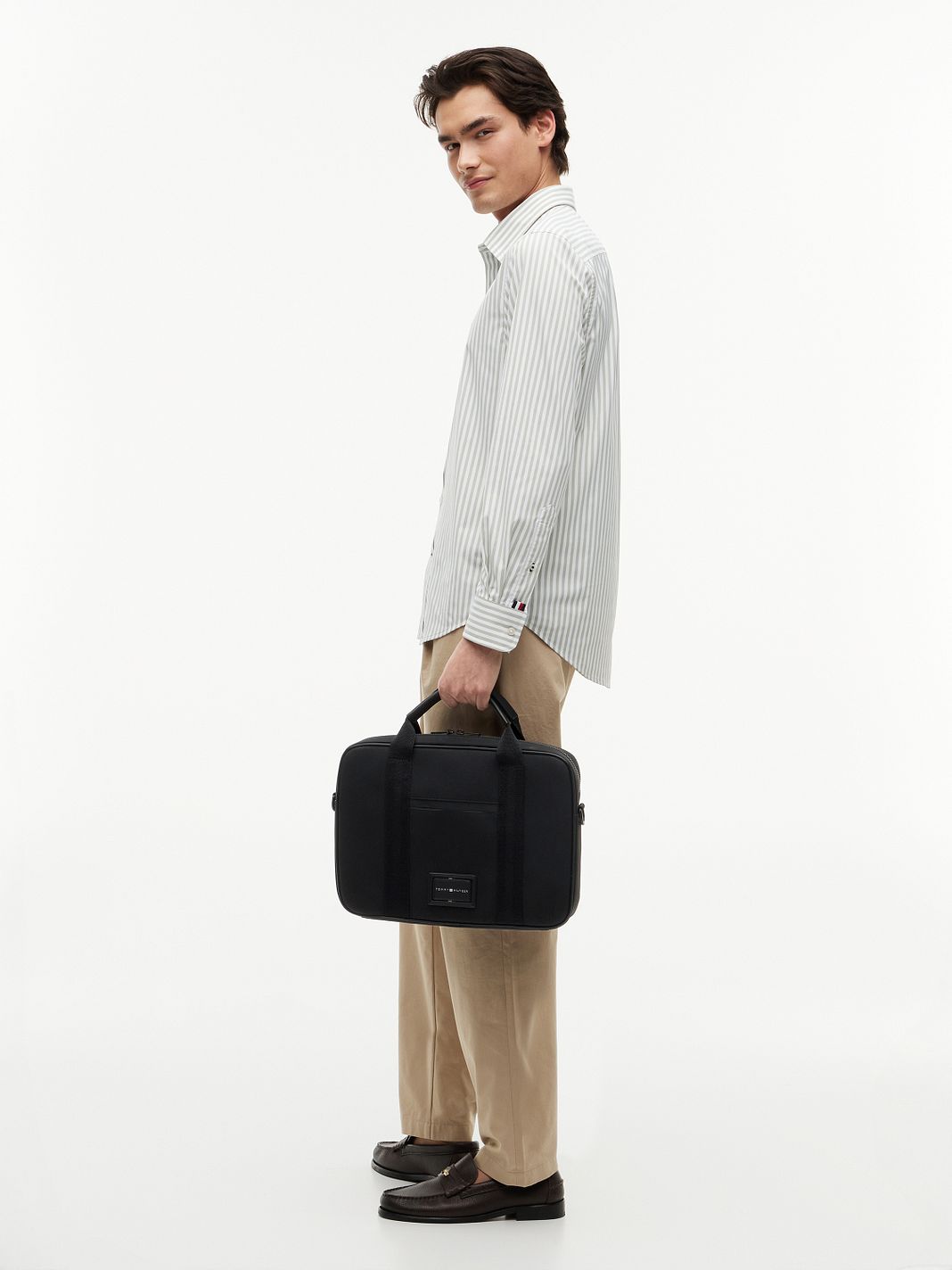 Tommy Hilfiger TH Foundation Borsa porta PC 38 cm