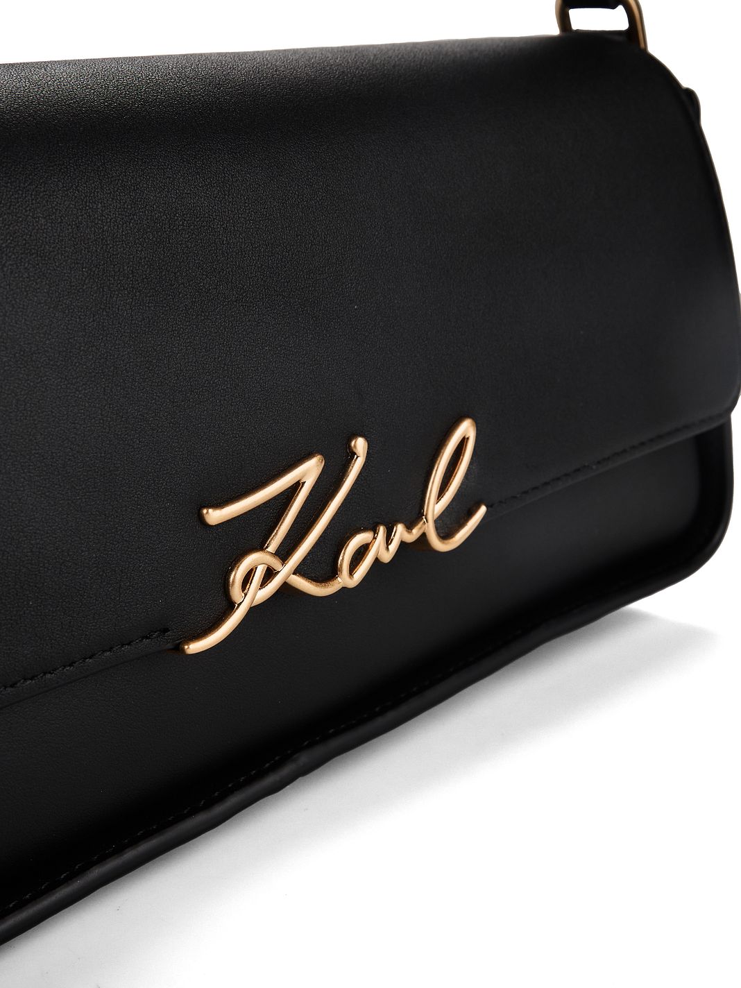 Karl Lagerfeld Signature Borsa a spalla Vera Pelle 32.5 cm