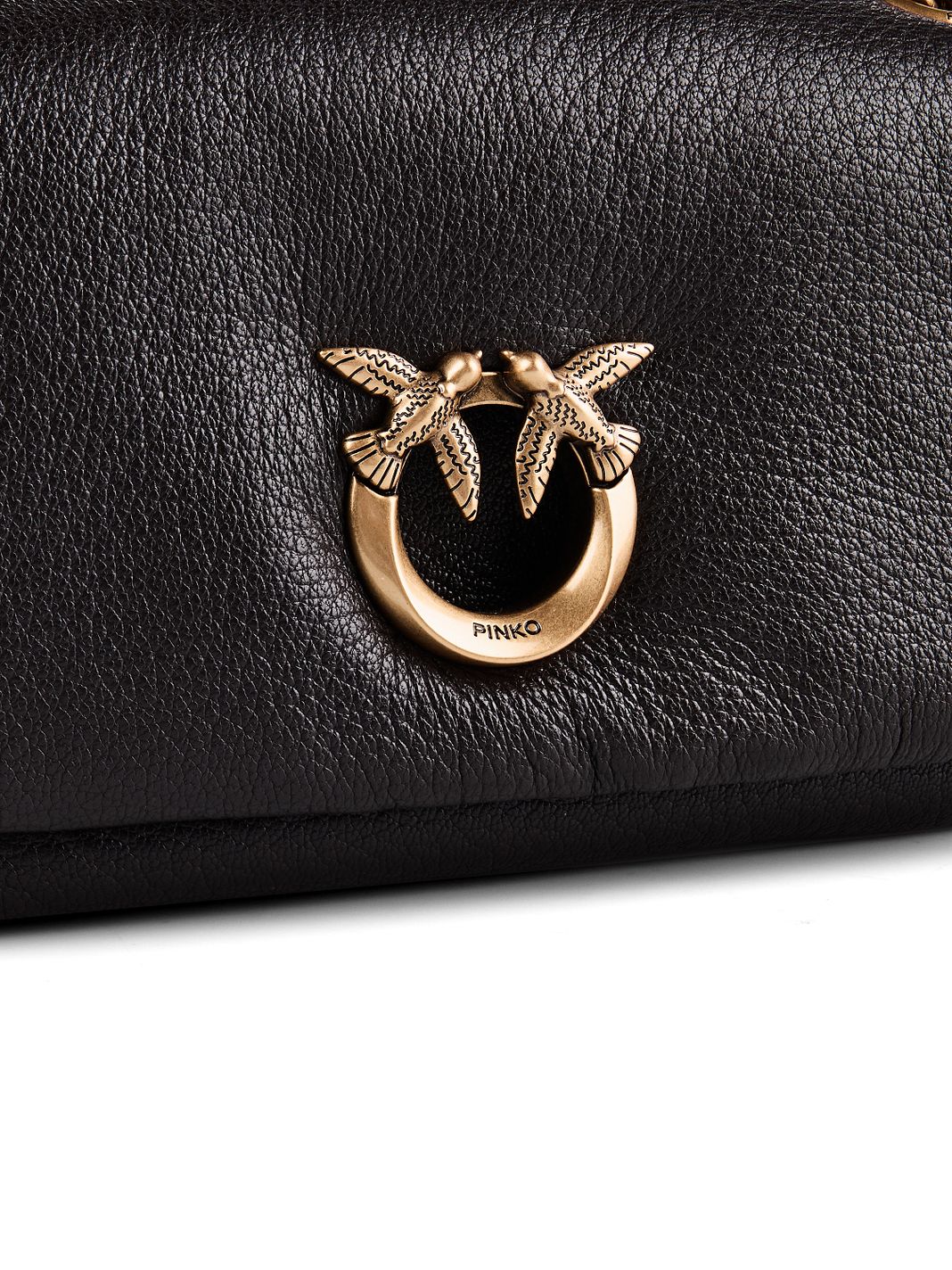 PINKO Love Soft Borsa a spalla Vera Pelle 22 cm PINKO Love Soft Borsa a spalla Vera Pelle 22 cm