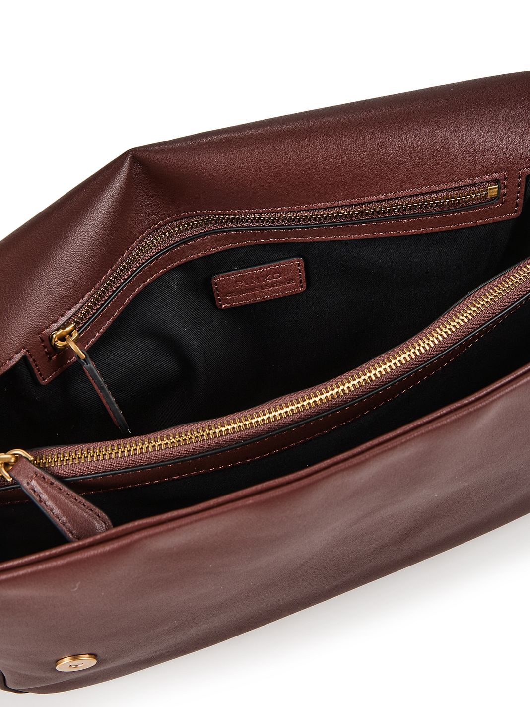 PINKO Click Soft Classic Borsa a spalla Vera Pelle 32 cm PINKO Click Soft Classic Borsa a spalla Vera Pelle 32 cm