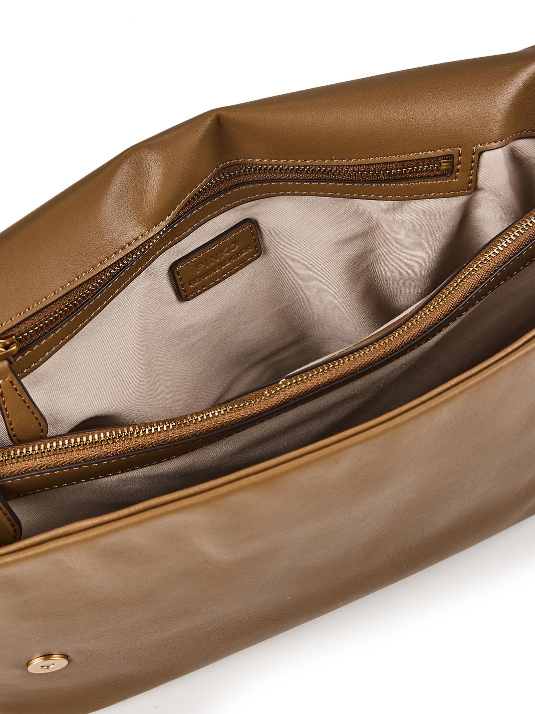 PINKO Click Soft Classic Bolso para hombre Piel natural 32 cm