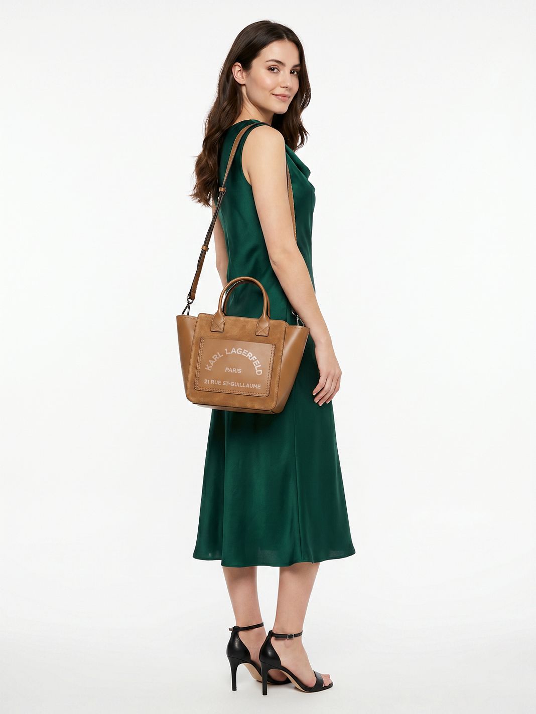 Karl Lagerfeld Daily Borsa tote Vera Pelle 23.5 cm Karl Lagerfeld Daily Borsa tote Vera Pelle 23.5 cm