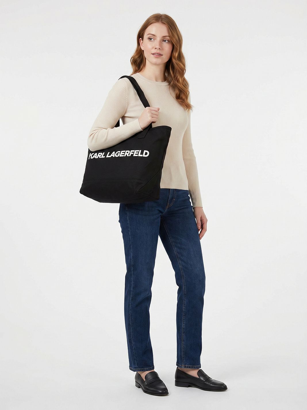 Karl Lagerfeld Essential Borsa tote 57 cm Karl Lagerfeld Essential Borsa tote 57 cm