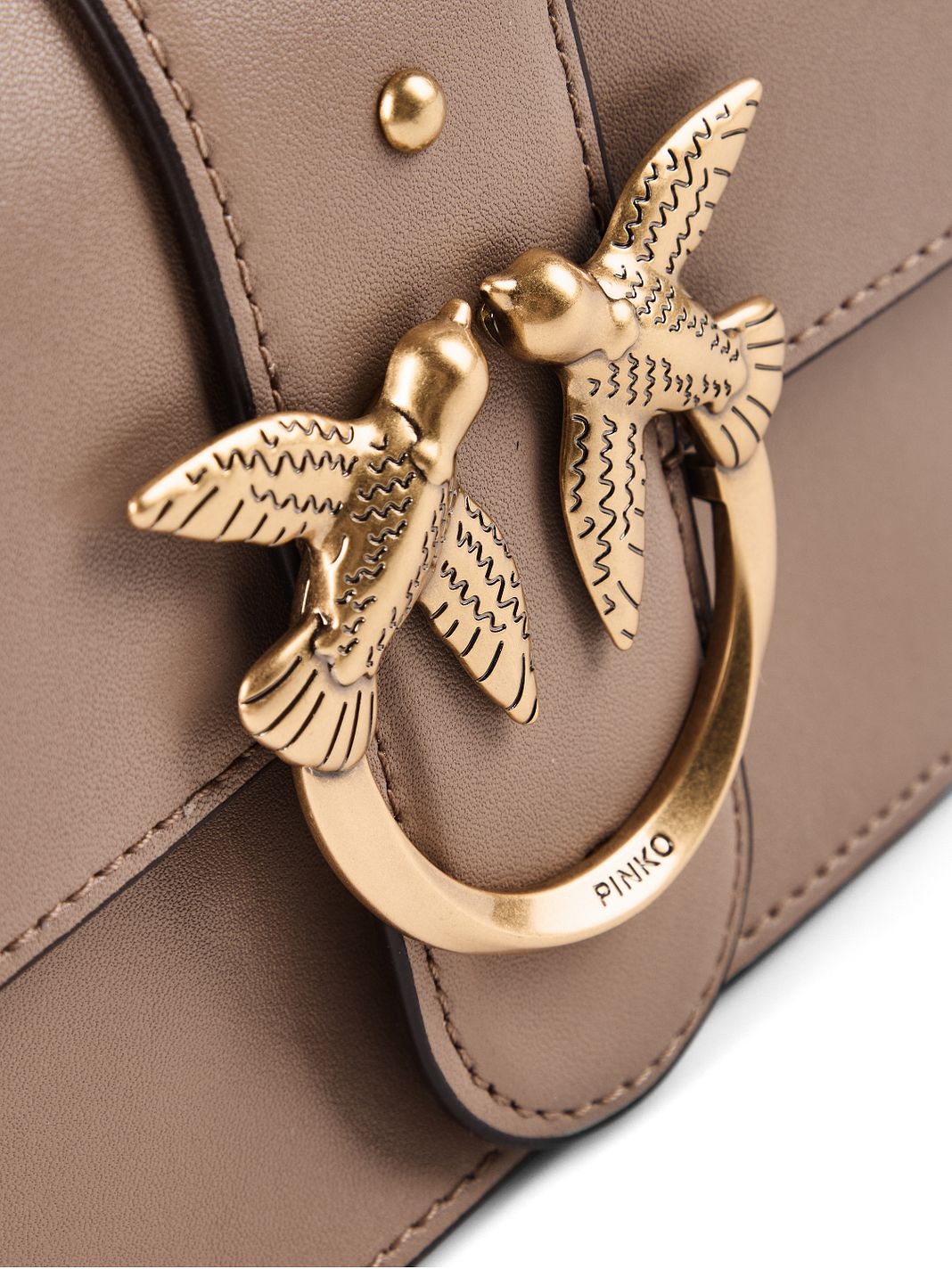 PINKO Love One Borsa a tracolla Vera Pelle 21 cm PINKO Love One Borsa a tracolla Vera Pelle 21 cm