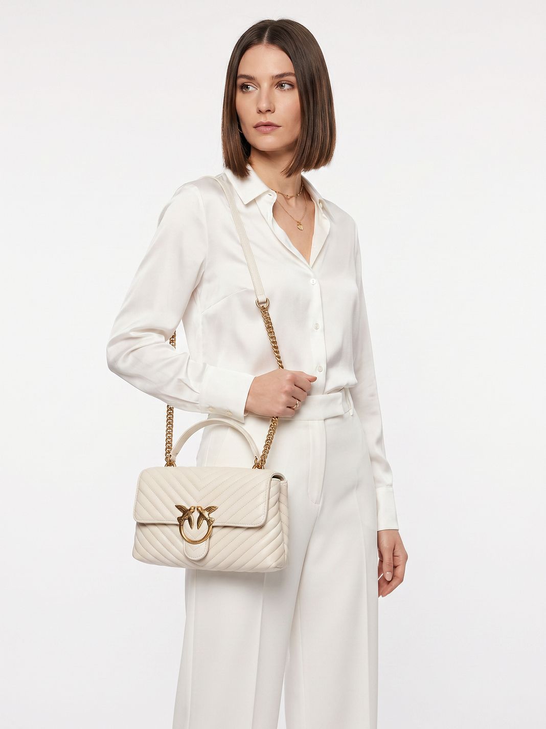 PINKO Love Lady Borsetta Vera Pelle 25 cm PINKO Love Lady Borsetta Vera Pelle 25 cm
