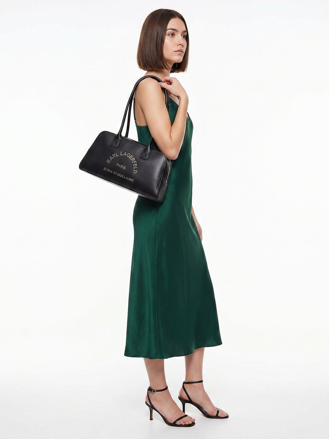 Karl Lagerfeld Daily Borsa a spalla Vera Pelle 33 cm Karl Lagerfeld Daily Borsa a spalla Vera Pelle 33 cm