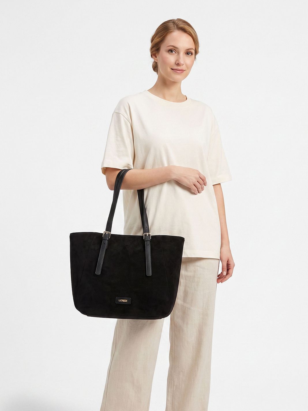 L.CREDI Sophronia Borsa tote 41 cm