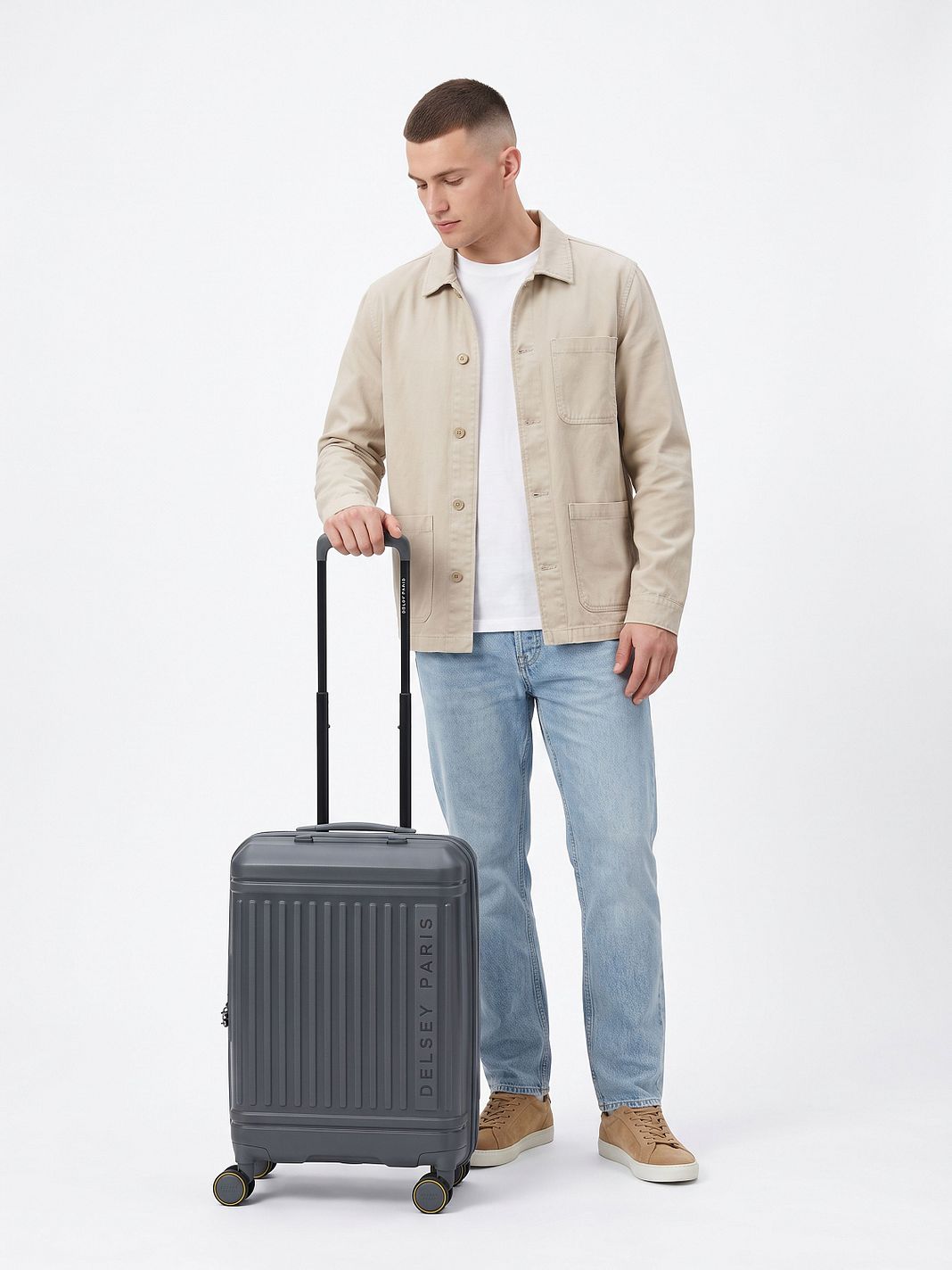 Delsey Paris Lutece 4 ruote Trolley cabina 55 cm espandibile Delsey Paris Lutece 4 ruote Trolley cabina 55 cm espandibile