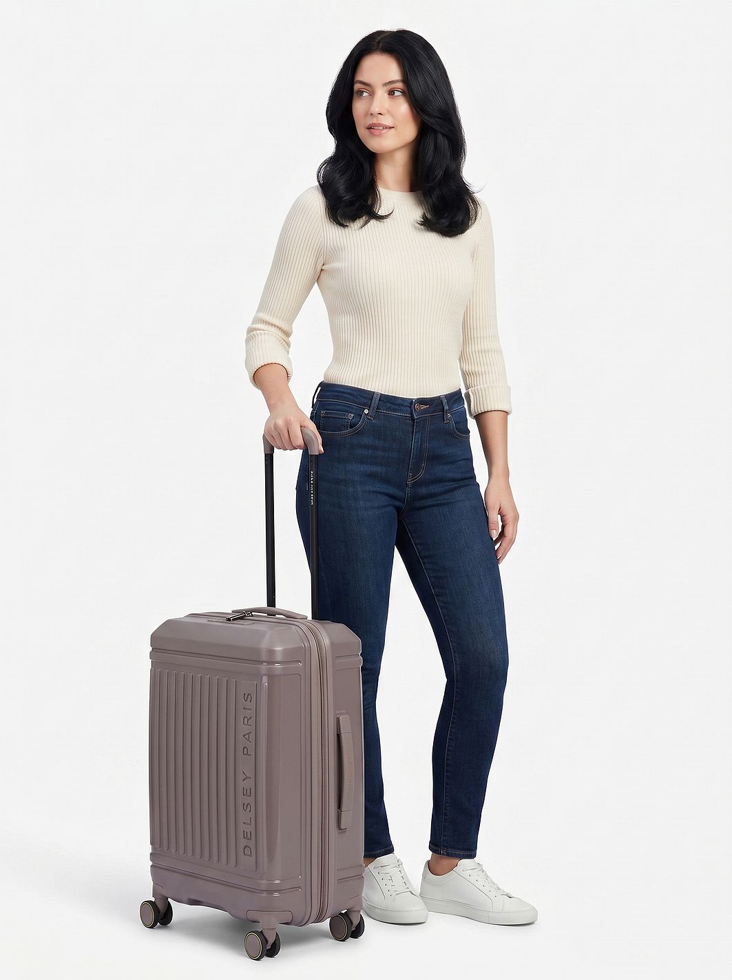 Delsey Paris Lutece 4 ruote Trolley cabina 55 cm espandibile Delsey Paris Lutece 4 ruote Trolley cabina 55 cm espandibile