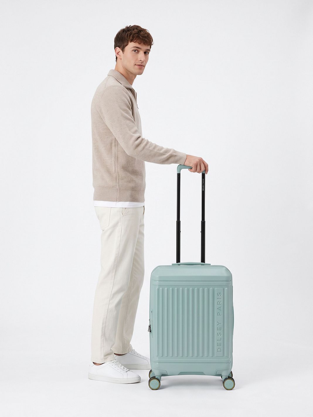 Delsey Paris Lutece 4 ruote Trolley cabina 55 cm espandibile Delsey Paris Lutece 4 ruote Trolley cabina 55 cm espandibile