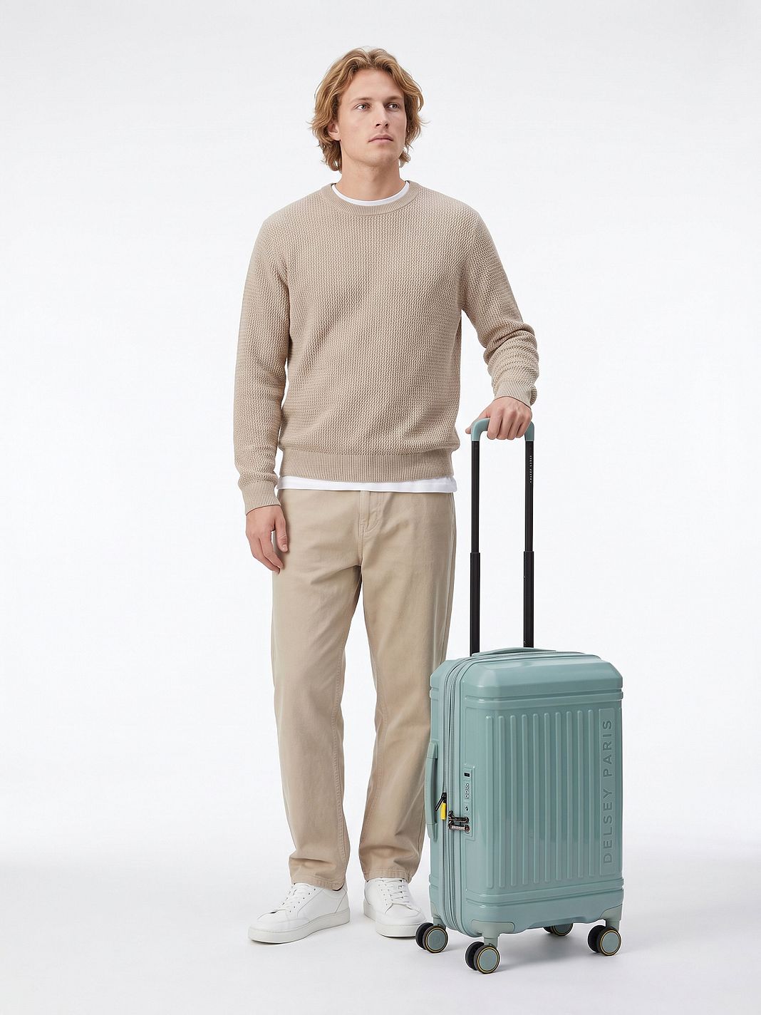 Delsey Paris Lutece 4 ruote Trolley cabina 55 cm espandibile Delsey Paris Lutece 4 ruote Trolley cabina 55 cm espandibile