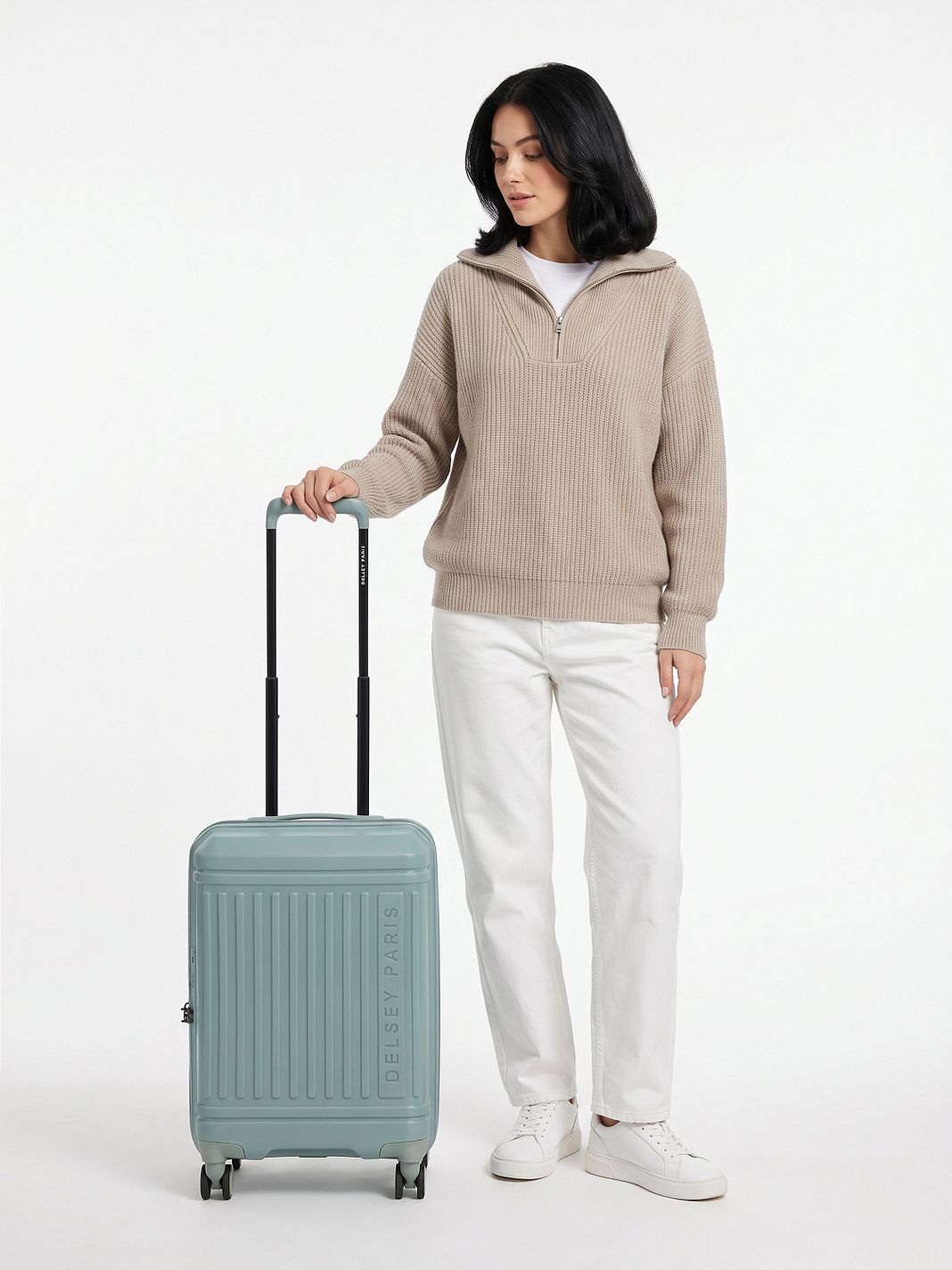 Delsey Paris Lutece 4 ruote Trolley cabina 55 cm espandibile Delsey Paris Lutece 4 ruote Trolley cabina 55 cm espandibile