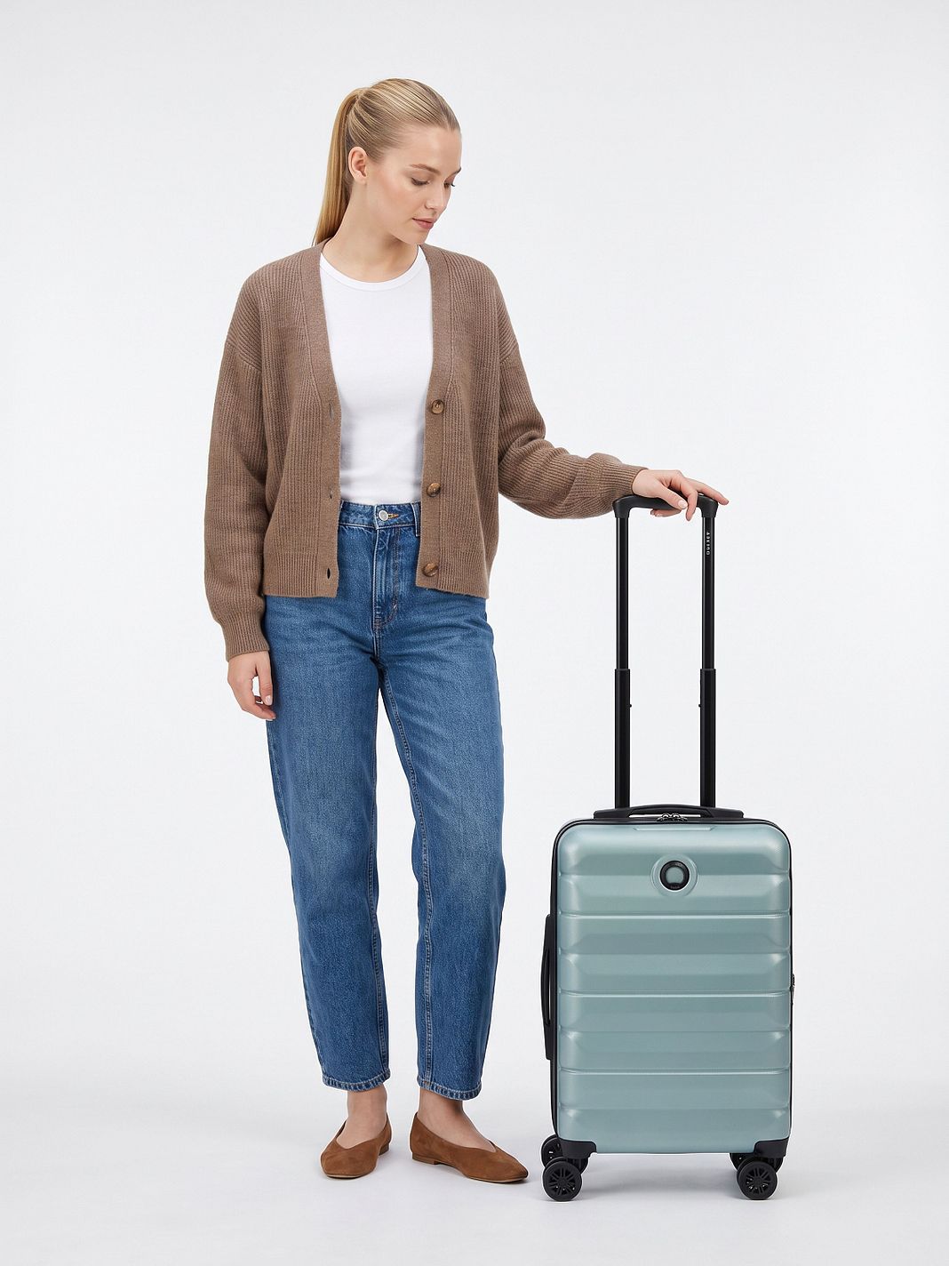 Delsey Paris Air Armour 4 ruote Trolley cabina 55 cm espandibile