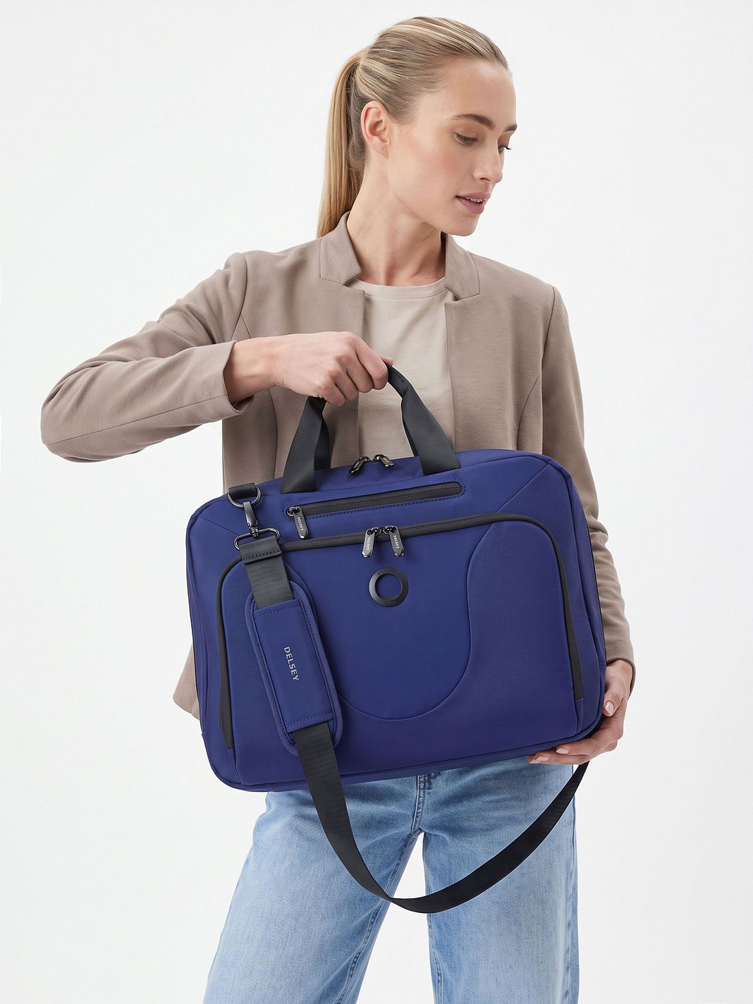 Delsey Paris DLC 2.0 Cartella 40 cm Vano porta PC