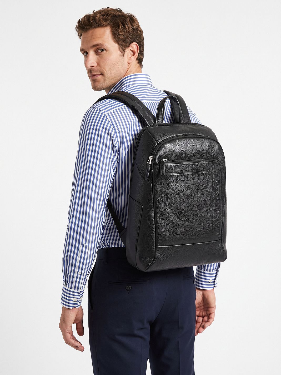 Piquadro Daypack Vera Pelle 39 cm Vano porta PC Piquadro Daypack Vera Pelle 39 cm Vano porta PC