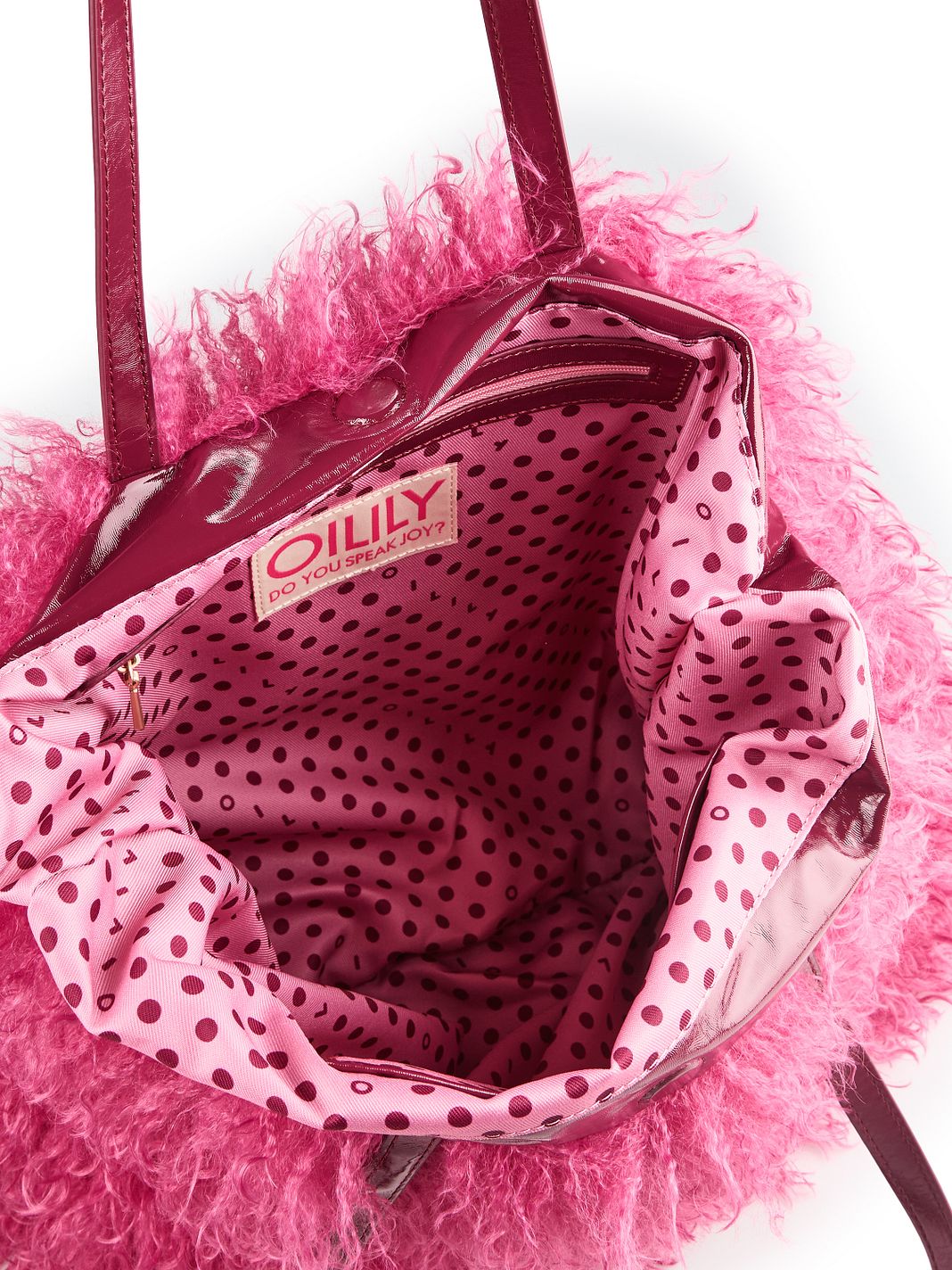 Oilily Long Fur Borsa tote 36 cm Oilily Long Fur Borsa tote 36 cm