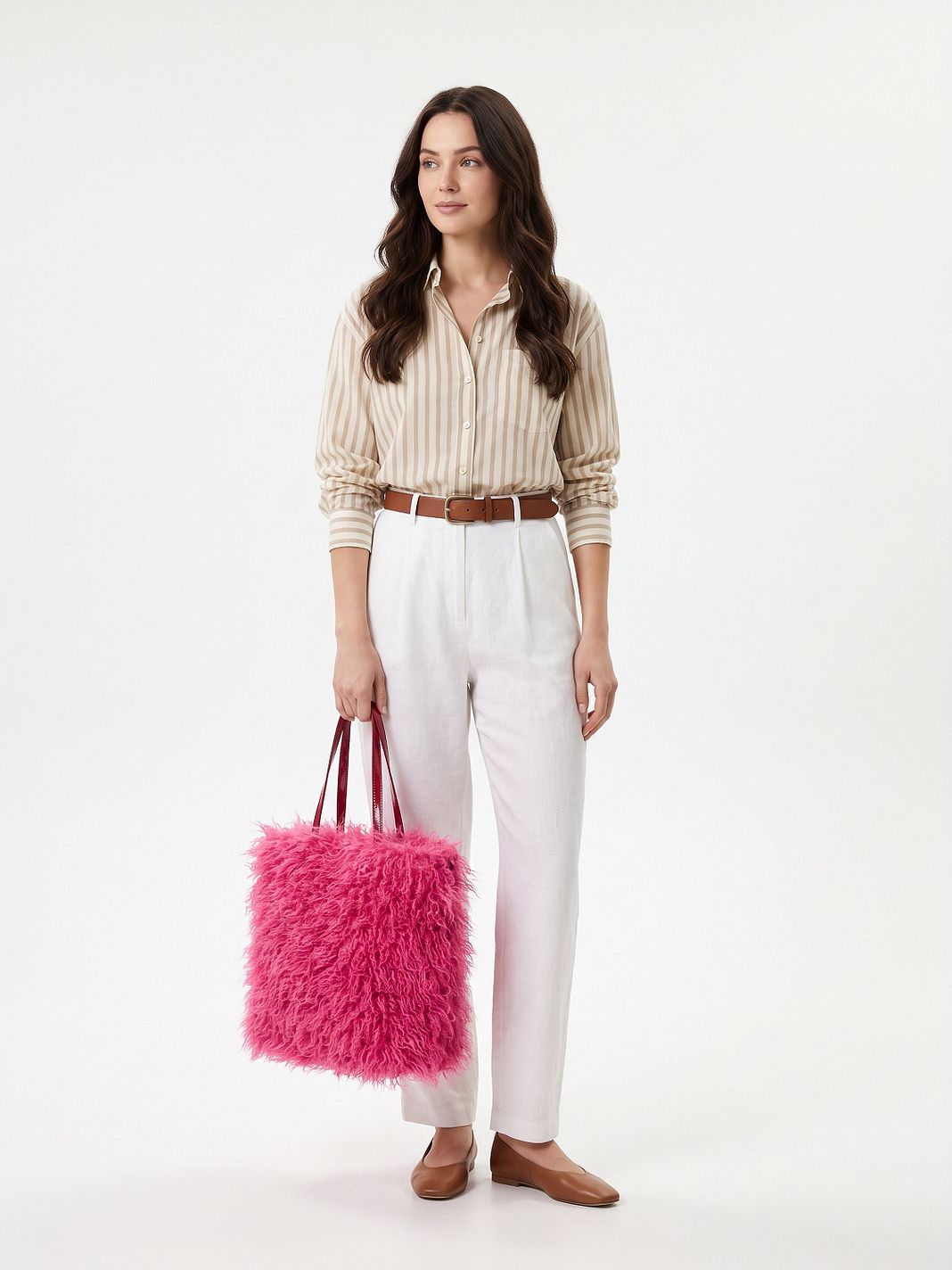 Oilily Long Fur Borsa tote 36 cm Oilily Long Fur Borsa tote 36 cm