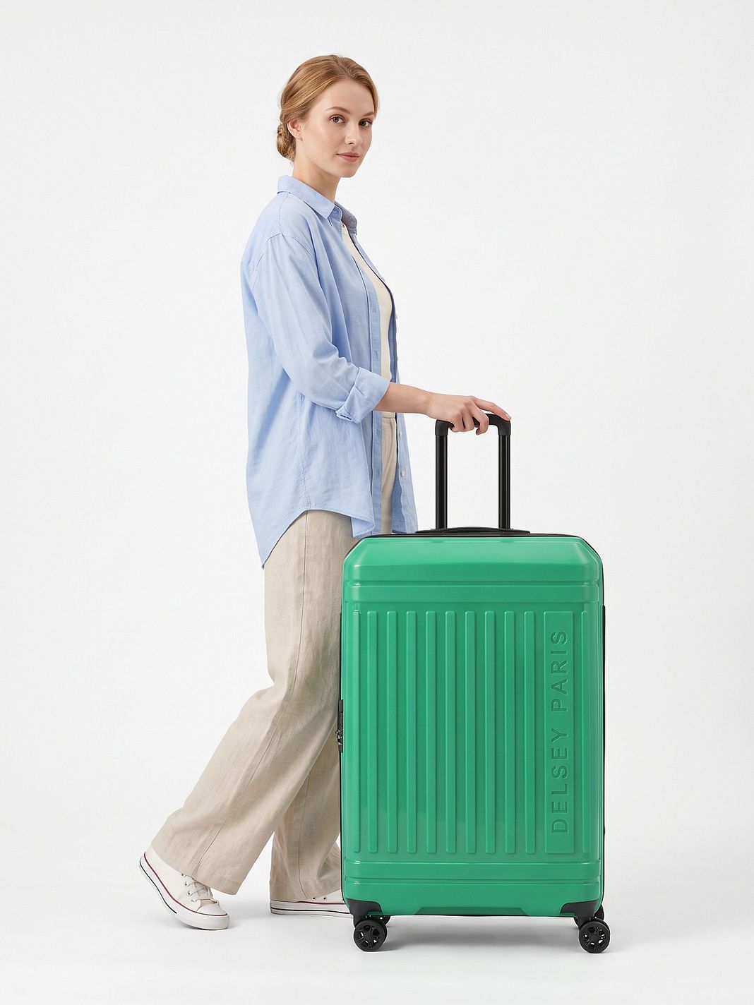 Delsey Paris Lutece Se 4 ruote Carrello 75 cm espandibile Delsey Paris Lutece Se 4 ruote Carrello 75 cm espandibile