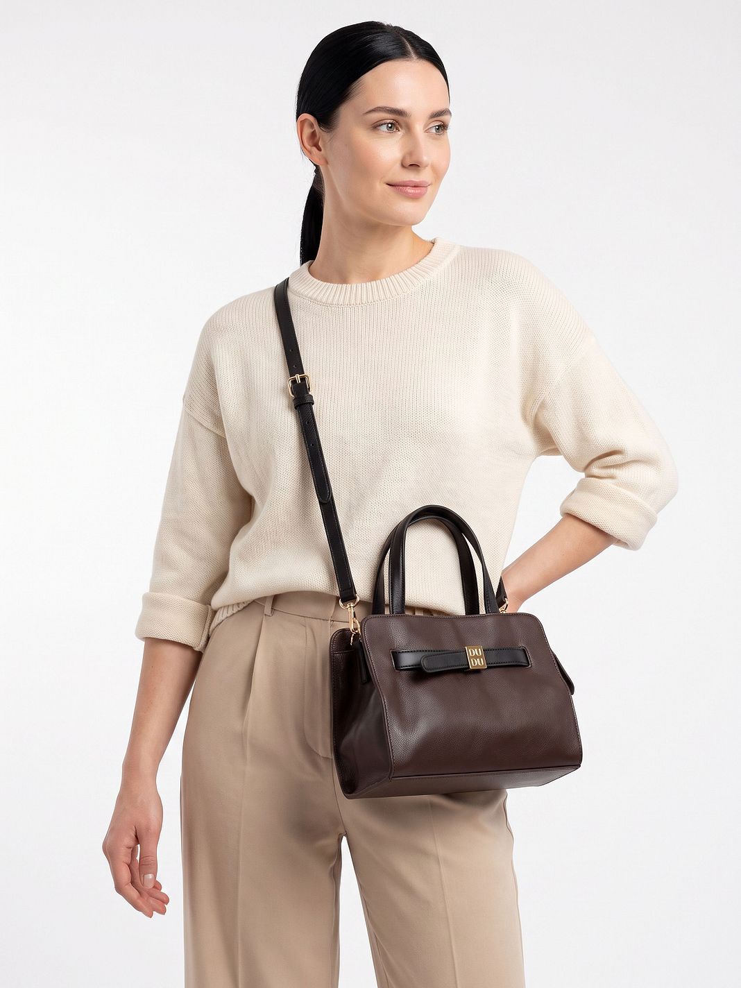 DuDu Borsa a spalla Vera Pelle 23 cm DuDu Borsa a spalla Vera Pelle 23 cm