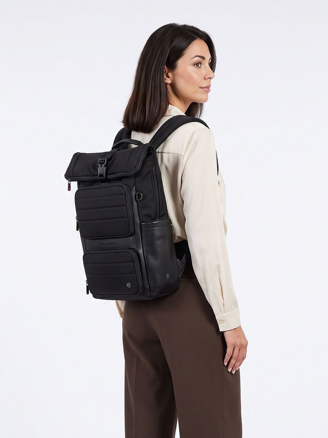 Piquadro Oberon Daypack Protezione RFID 48 cm Vano porta PC Piquadro Oberon Daypack Protezione RFID 48 cm Vano porta PC