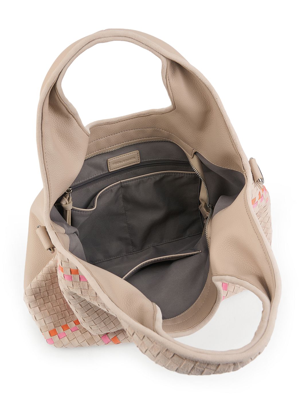 FredsBruder Happy Weave Bolso Piel natural 33 cm FredsBruder Happy Weave Bolso Piel natural 33 cm