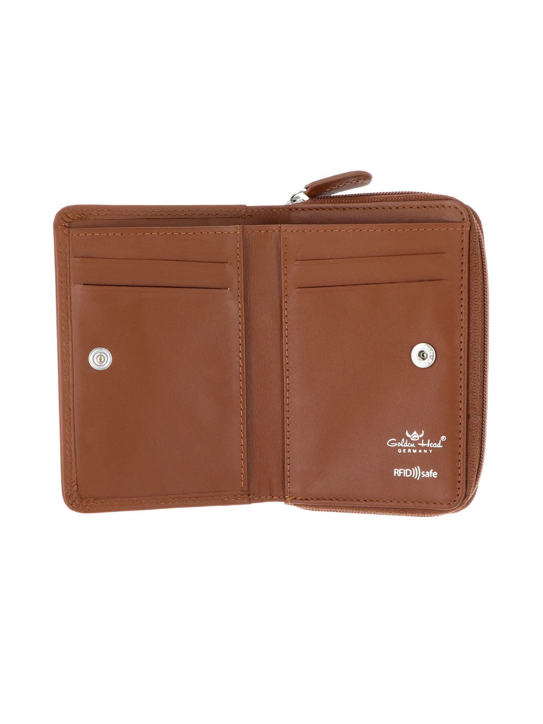 Golden Head Polo Cartera Bloqueo RFID Piel natural 11.5 cm