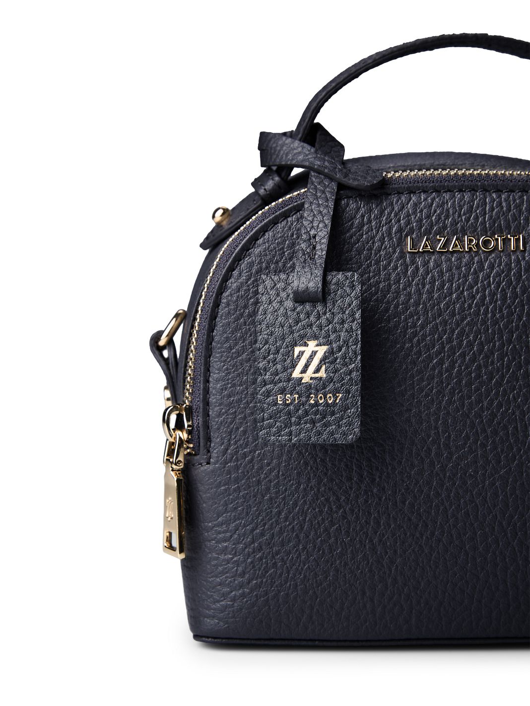 Lazarotti Bolso bandolera de piel «Bologna» de 17 cm Lazarotti Bolso bandolera de piel «Bologna» de 17 cm