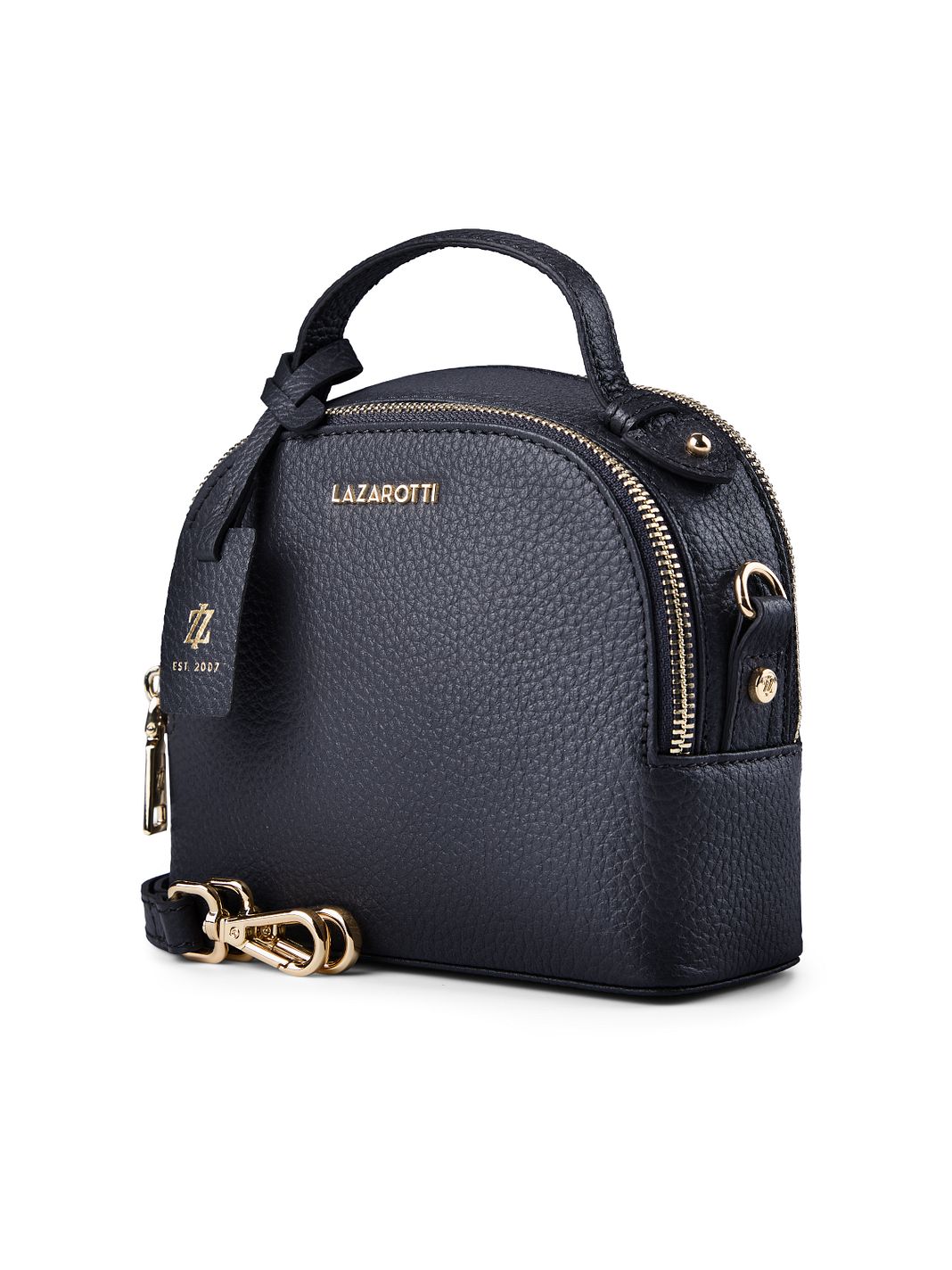 Lazarotti Bolso bandolera de piel «Bologna» de 17 cm Lazarotti Bolso bandolera de piel «Bologna» de 17 cm