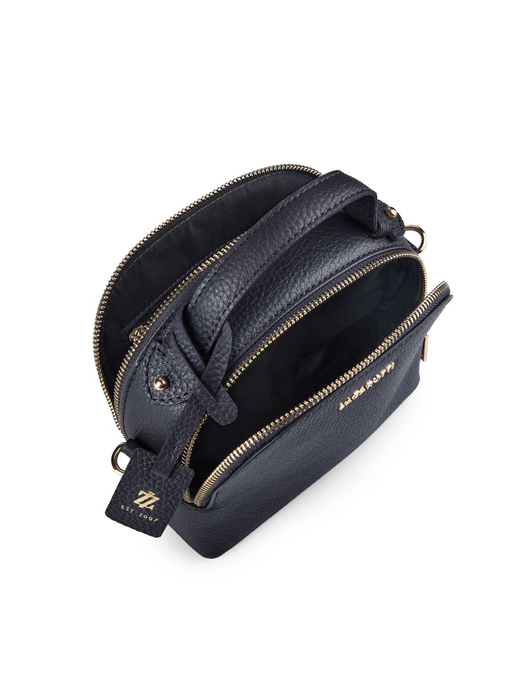 Lazarotti Bolso bandolera de piel «Bologna» de 17 cm Lazarotti Bolso bandolera de piel «Bologna» de 17 cm