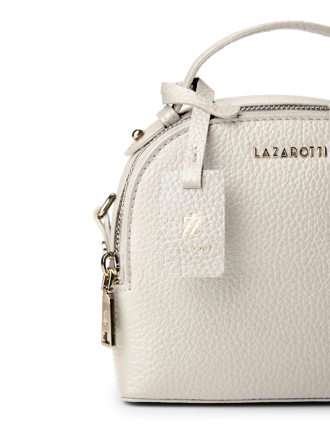 Lazarotti Bolso bandolera de piel «Bologna» de 17 cm Lazarotti Bolso bandolera de piel «Bologna» de 17 cm
