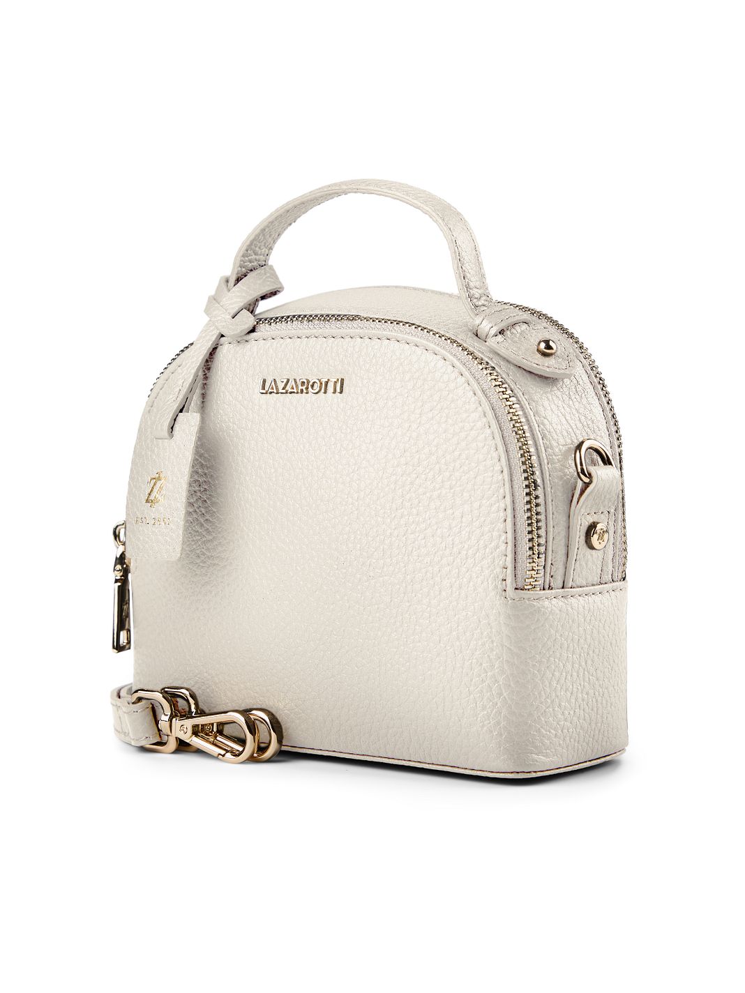 Lazarotti Bolso bandolera de piel «Bologna» de 17 cm Lazarotti Bolso bandolera de piel «Bologna» de 17 cm