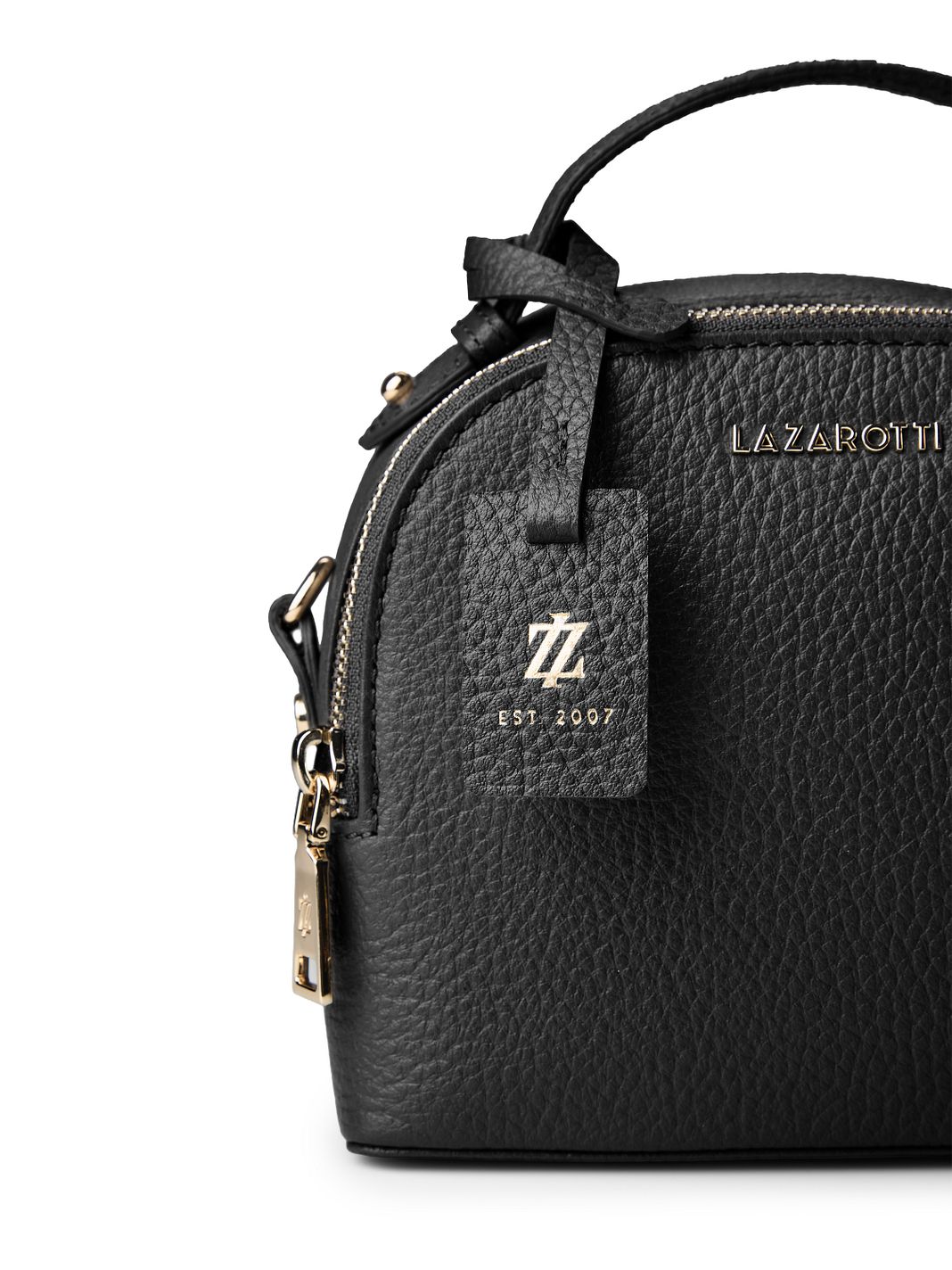 Lazarotti Bolso bandolera de piel «Bologna» de 17 cm Lazarotti Bolso bandolera de piel «Bologna» de 17 cm