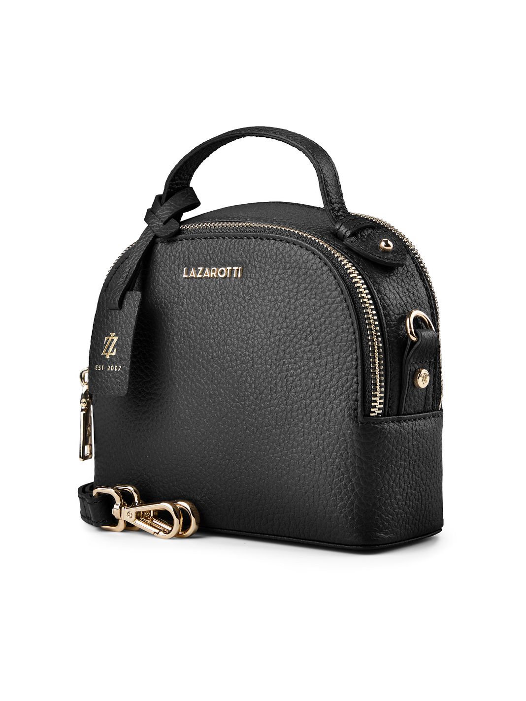 Lazarotti Bolso bandolera de piel «Bologna» de 17 cm Lazarotti Bolso bandolera de piel «Bologna» de 17 cm