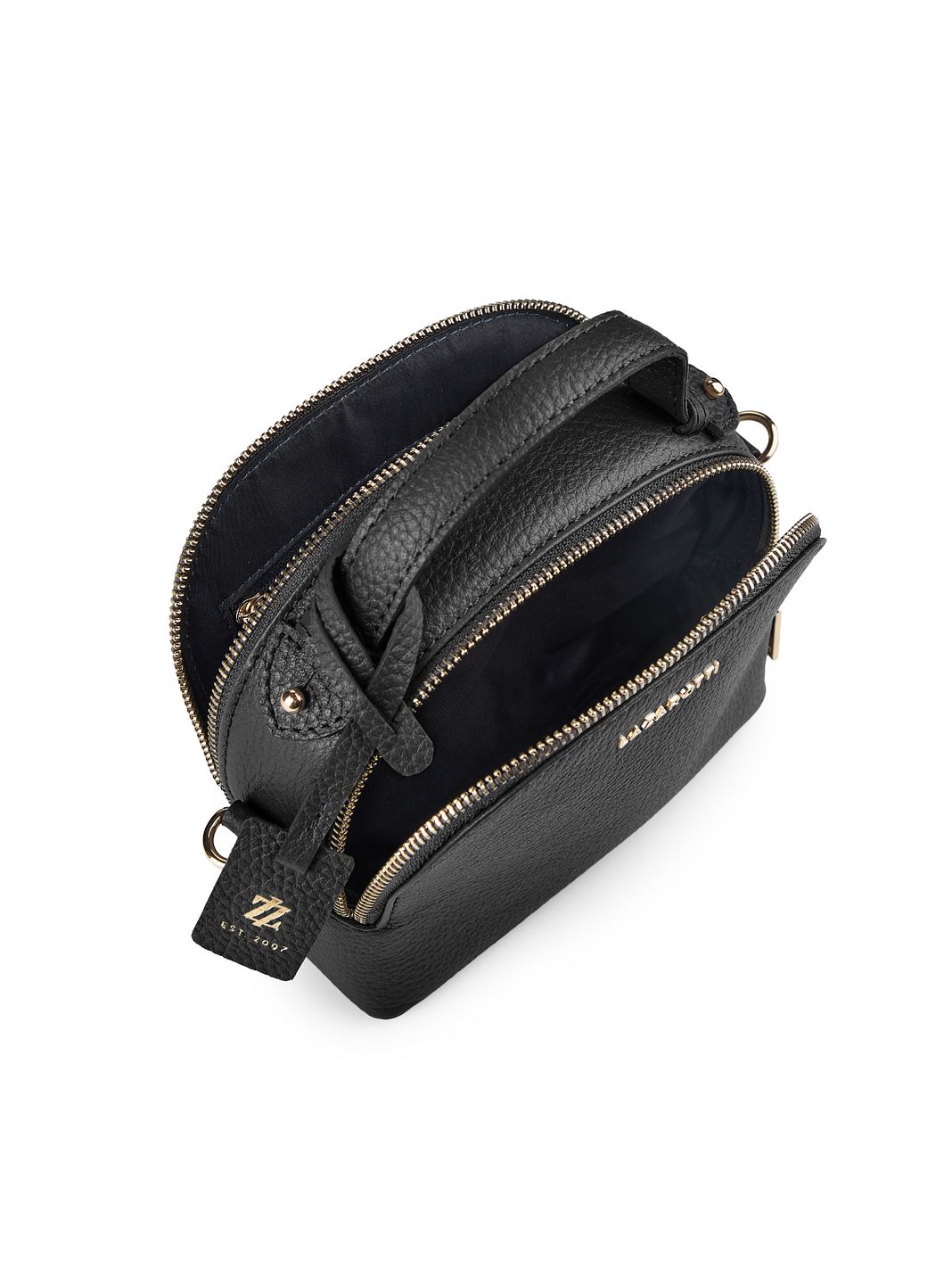Lazarotti Bolso bandolera de piel «Bologna» de 17 cm Lazarotti Bolso bandolera de piel «Bologna» de 17 cm