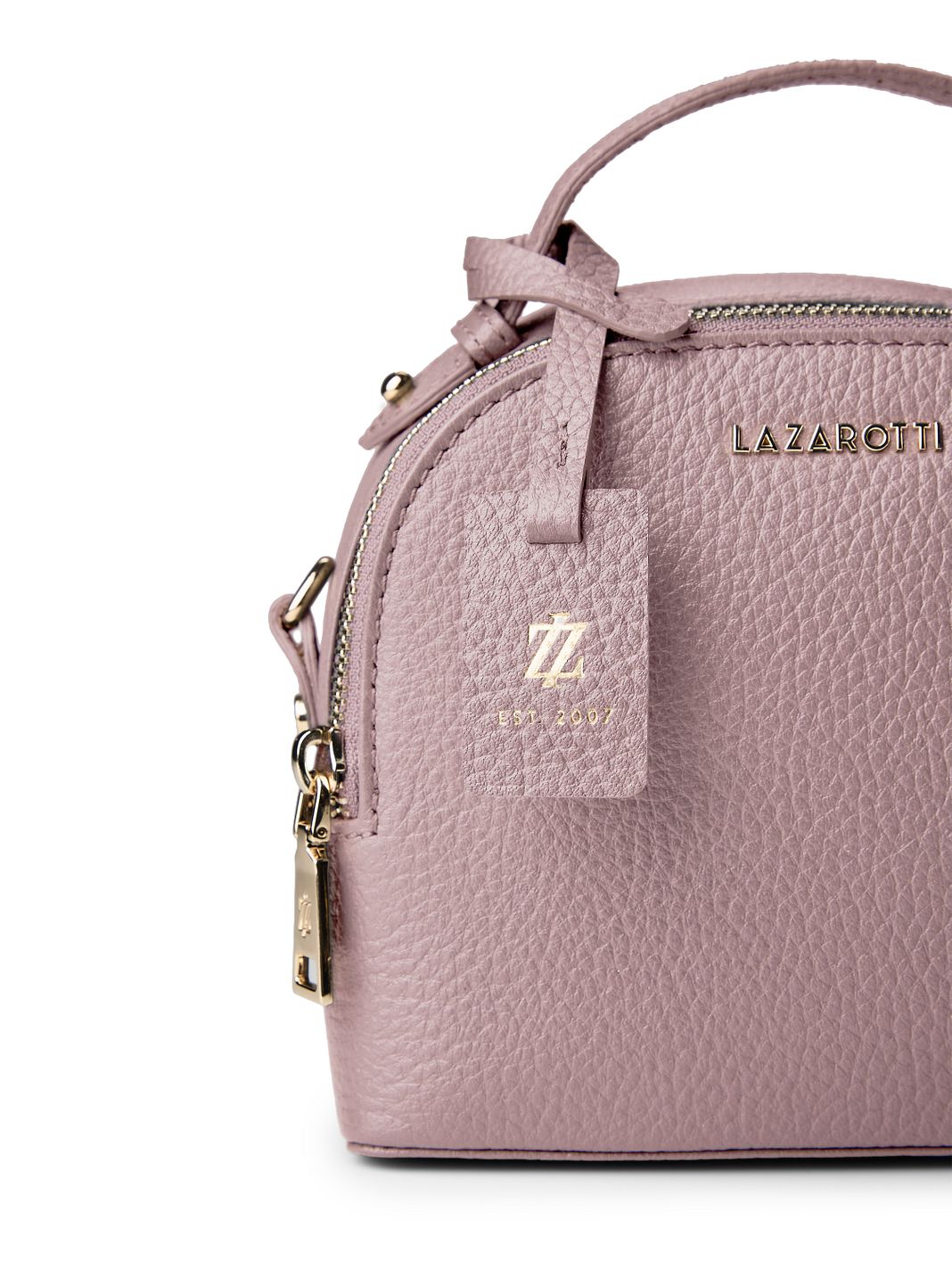 Lazarotti Bolso bandolera de piel «Bologna» de 17 cm Lazarotti Bolso bandolera de piel «Bologna» de 17 cm